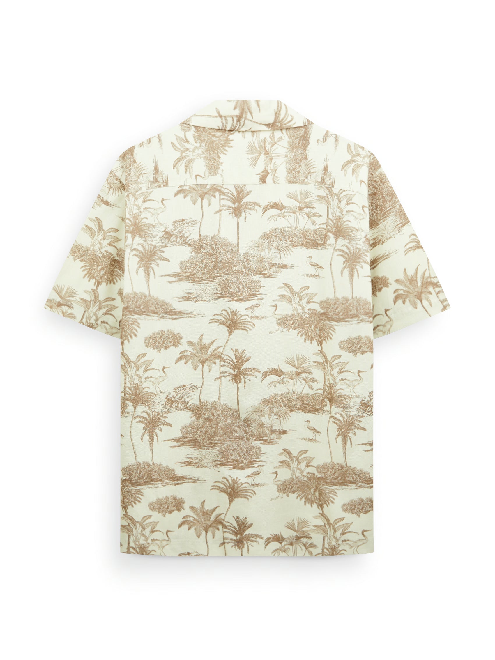 AIIZ Men's Printed Resort Short Sleeve Shirt