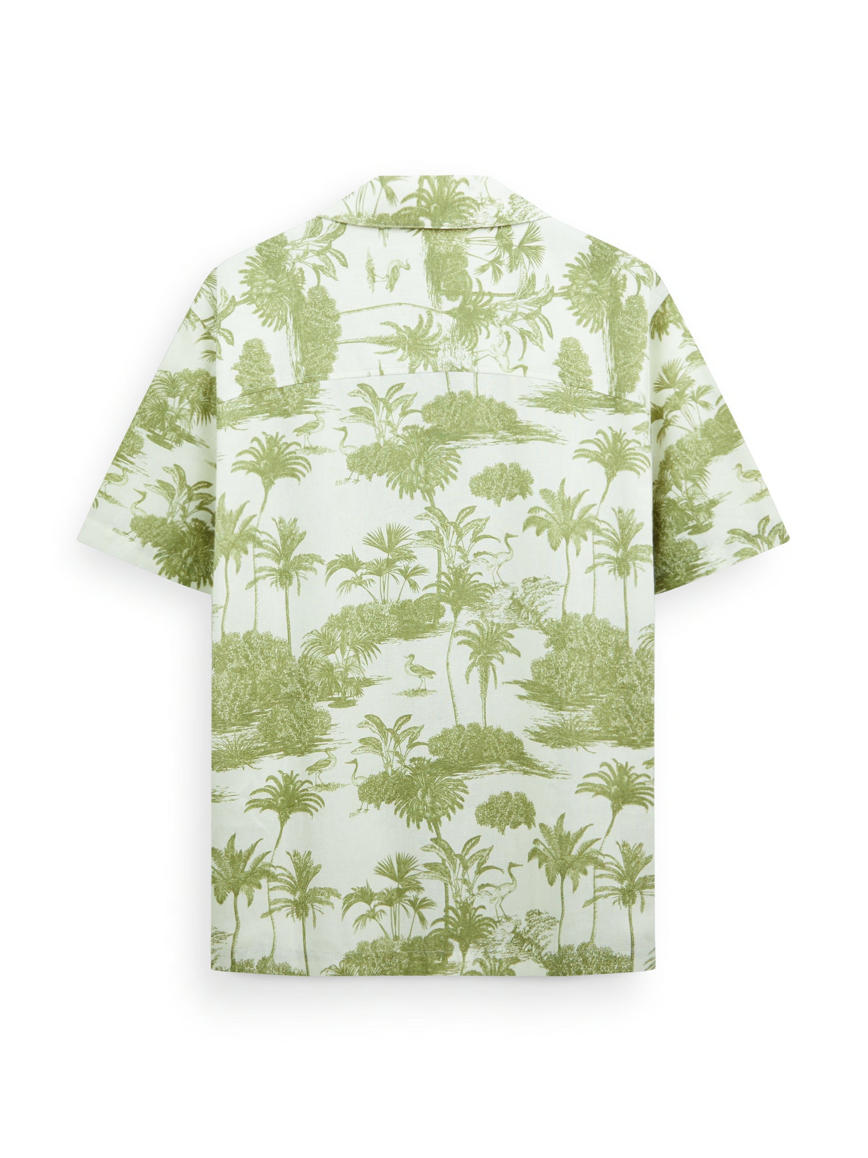 AIIZ Men's Printed Resort Short Sleeve Shirt