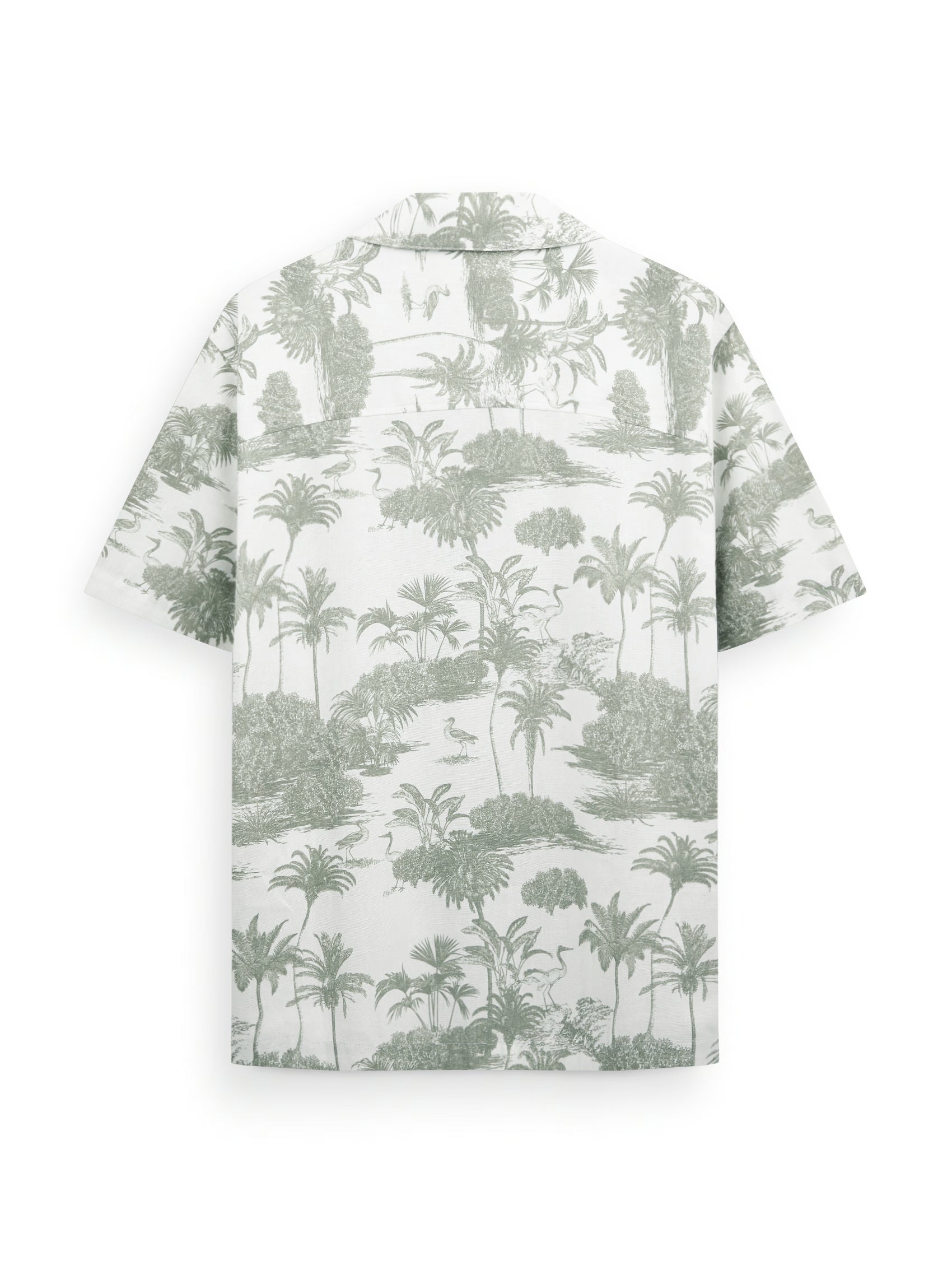 AIIZ Men's Printed Resort Short Sleeve Shirt