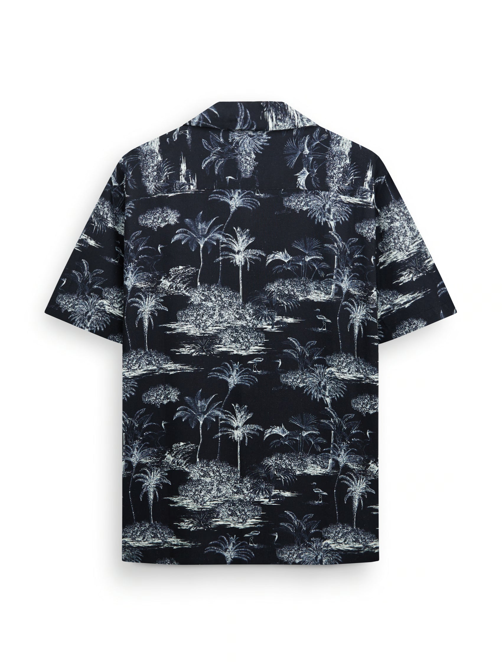 AIIZ Men's Printed Resort Short Sleeve Shirt