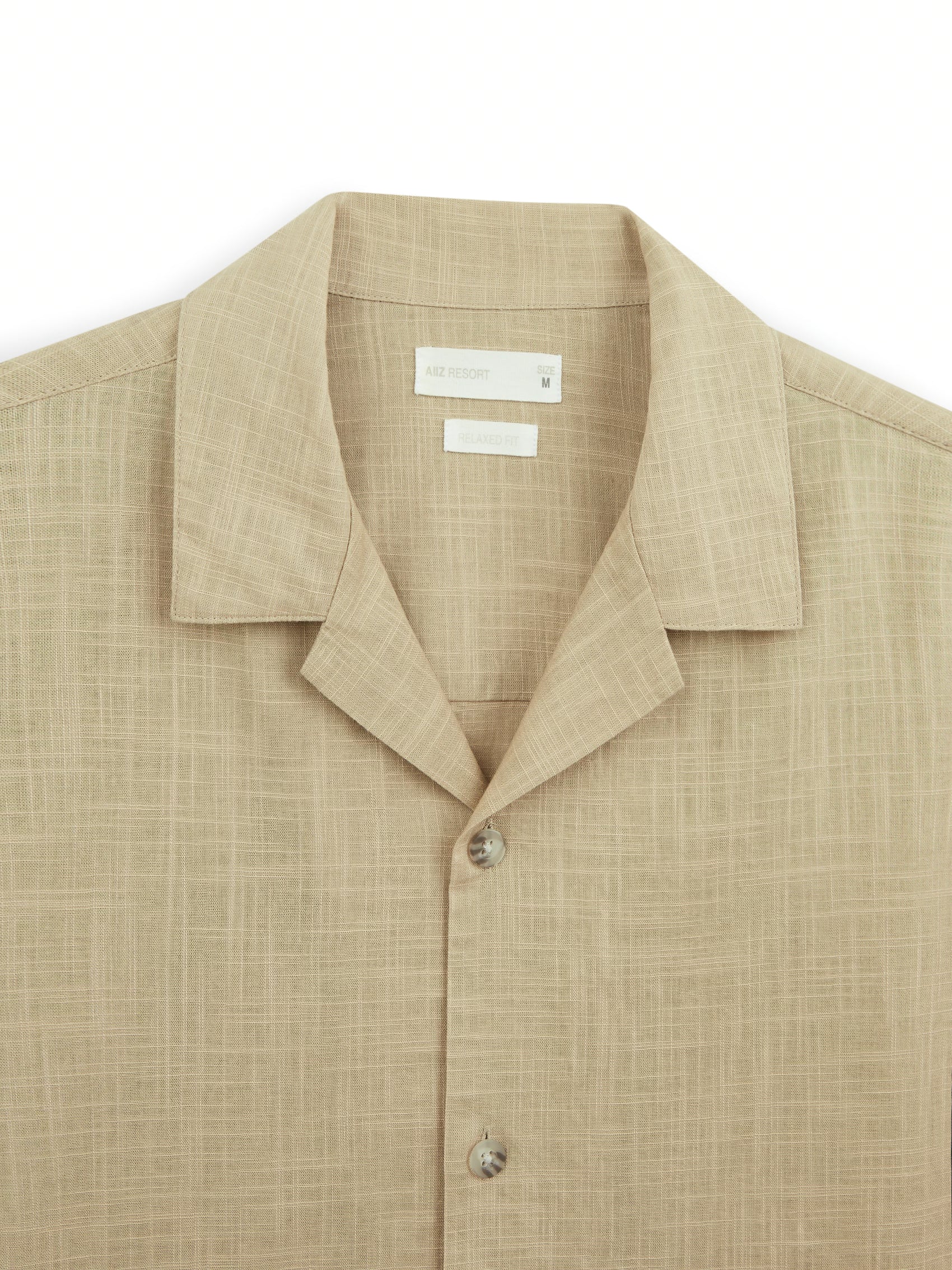 AIIZ Men's Printed Camp Collar Shirt