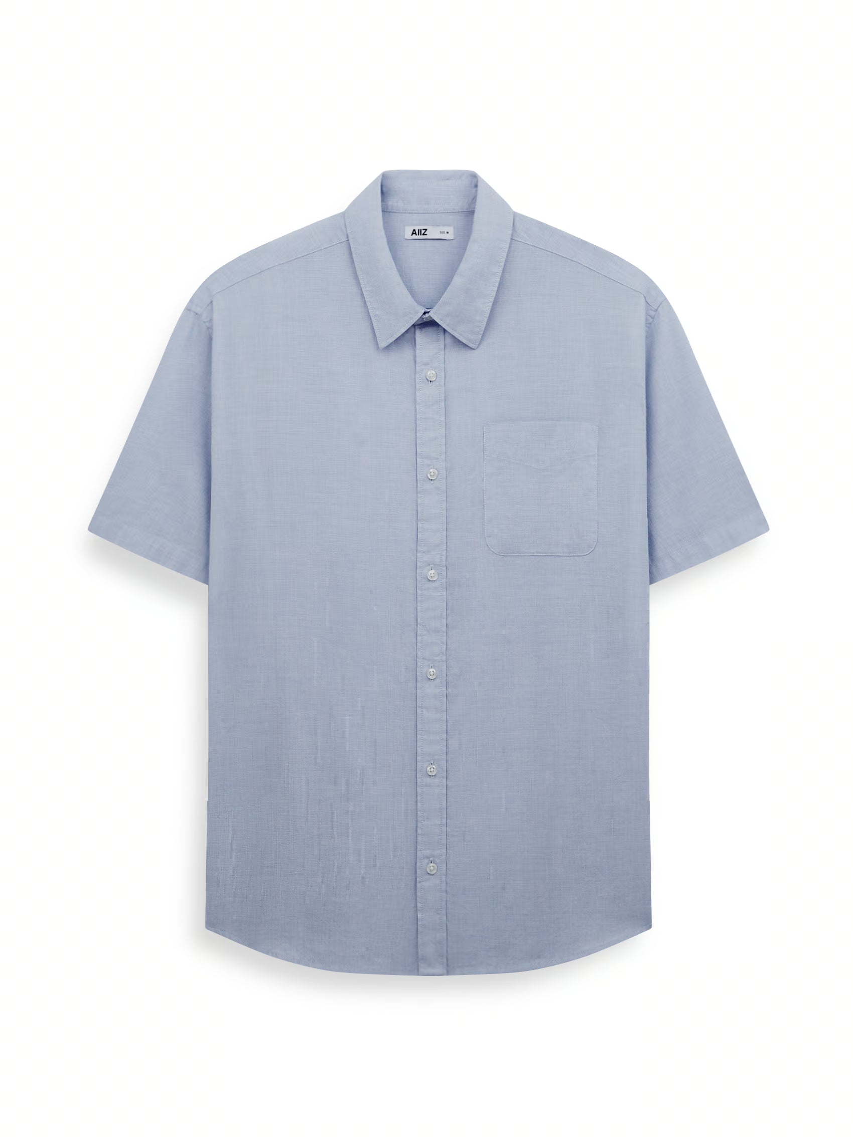 AIIZ Men's Short Sleeve Shirt (Navy / S)