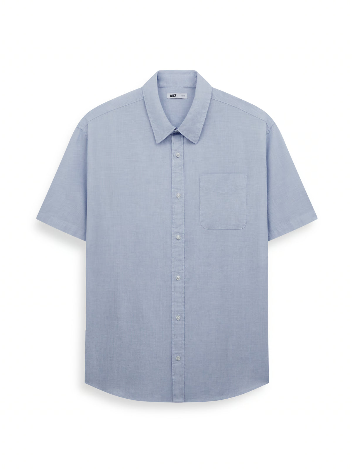 AIIZ Men's Short Sleeve Shirt (Navy / S)