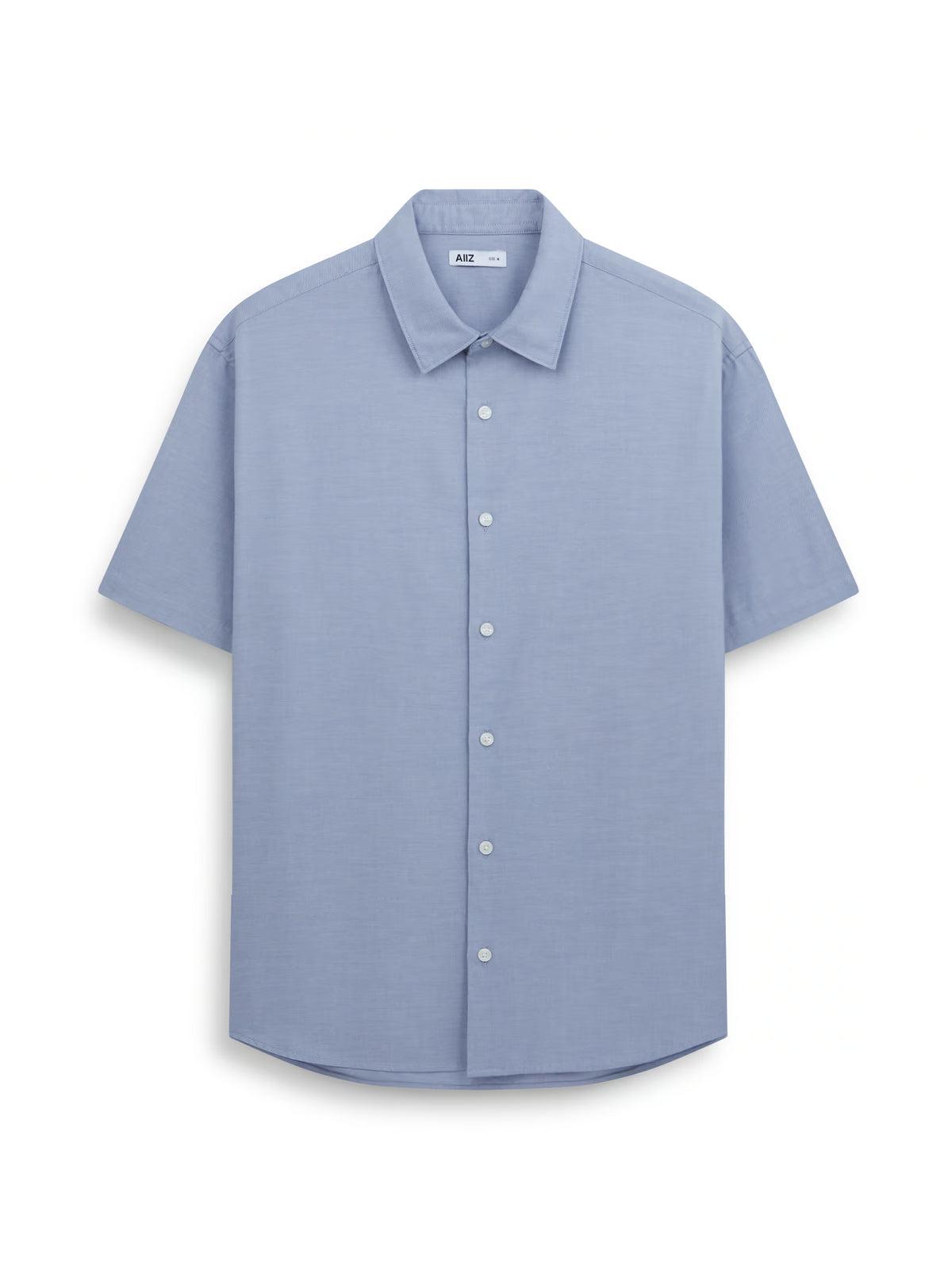 AIIZ Men's Short Sleeve Shirt (Light Blue / S)