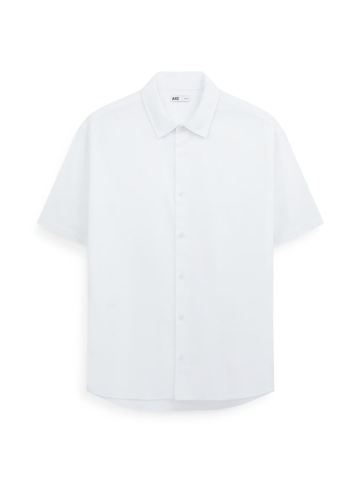 AIIZ Men's Short Sleeve Shirt (White / S)
