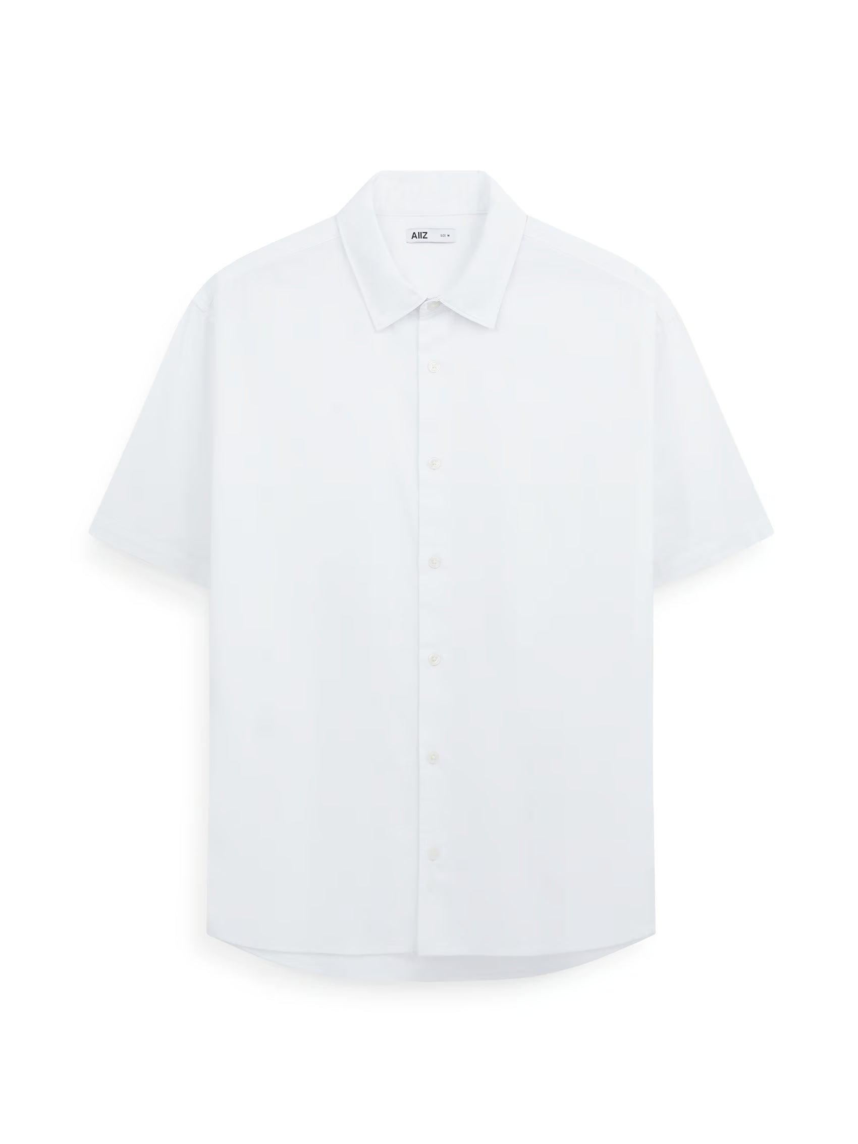 AIIZ Men's Short Sleeve Shirt (White / S)