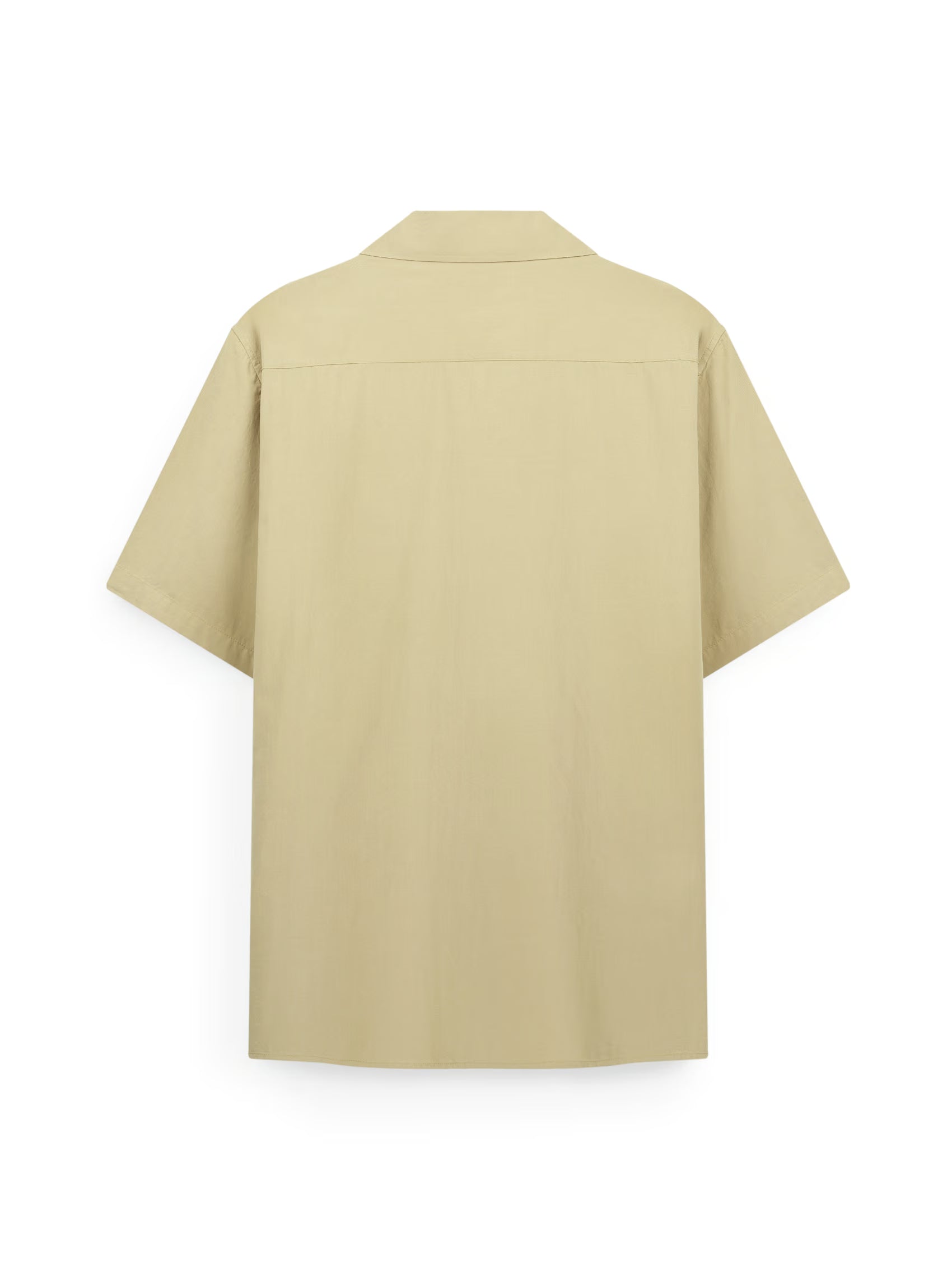 AIIZ Men's Camp Collar Shorts Sleeve Shirt