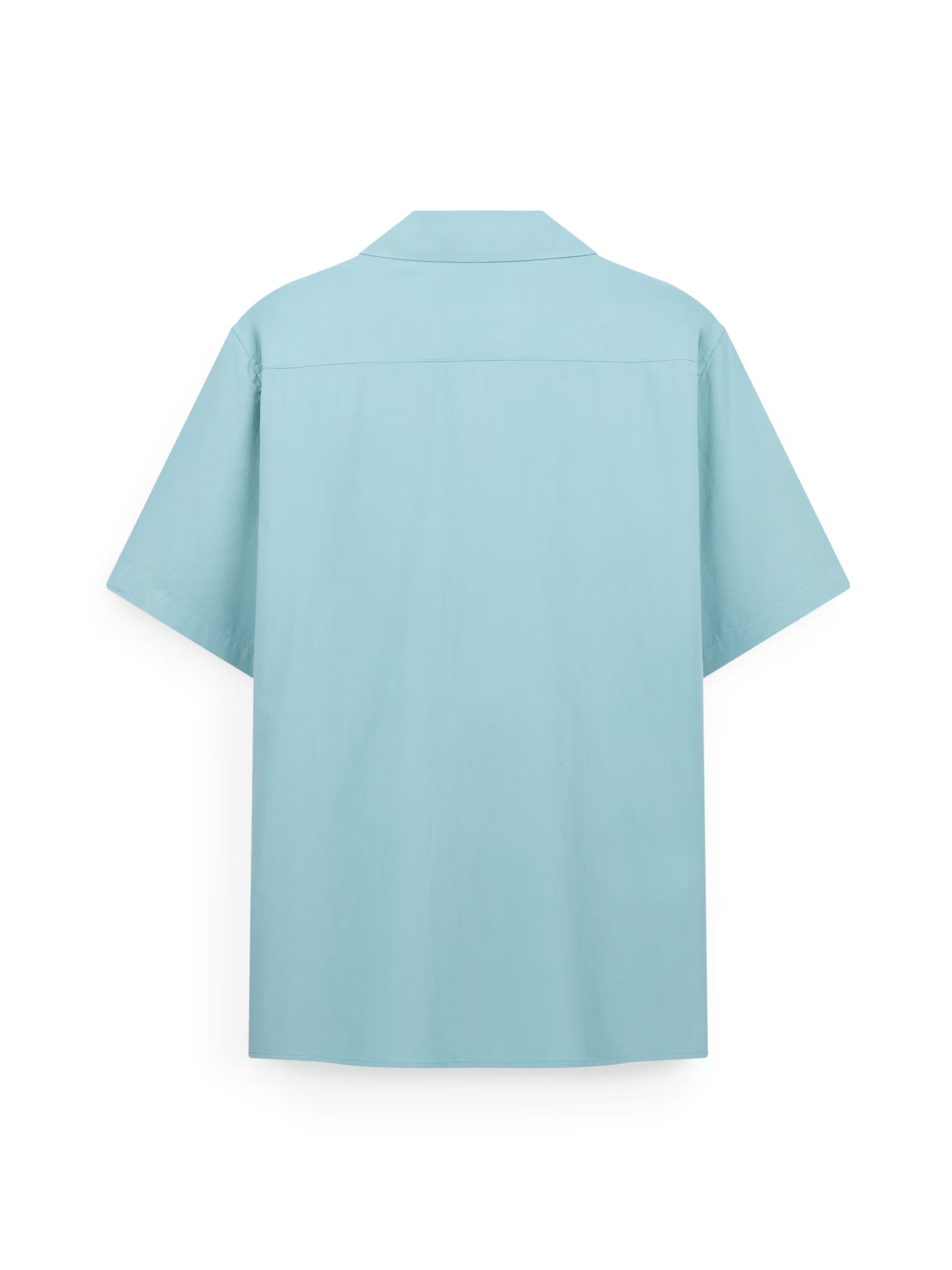 AIIZ Men's Camp Collar Shorts Sleeve Shirt