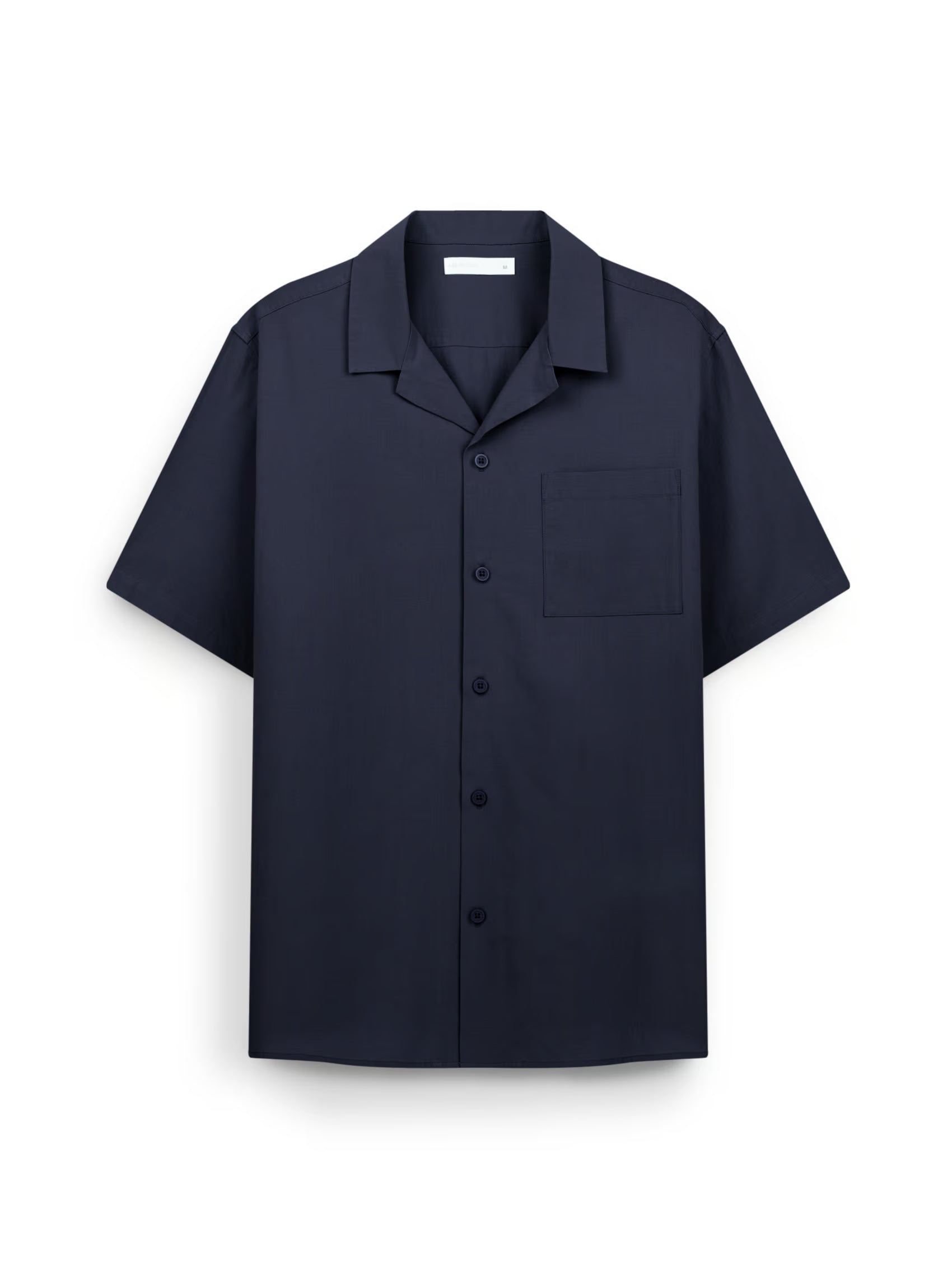 AIIZ Men's Camp Collar Shorts Sleeve Shirt