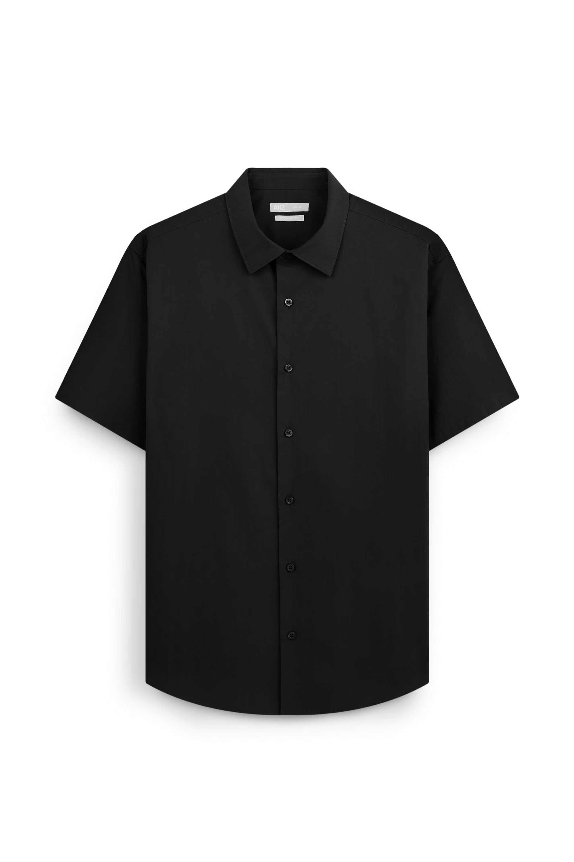 AIIZ Men's Short Sleeve Shirt (Black / S)