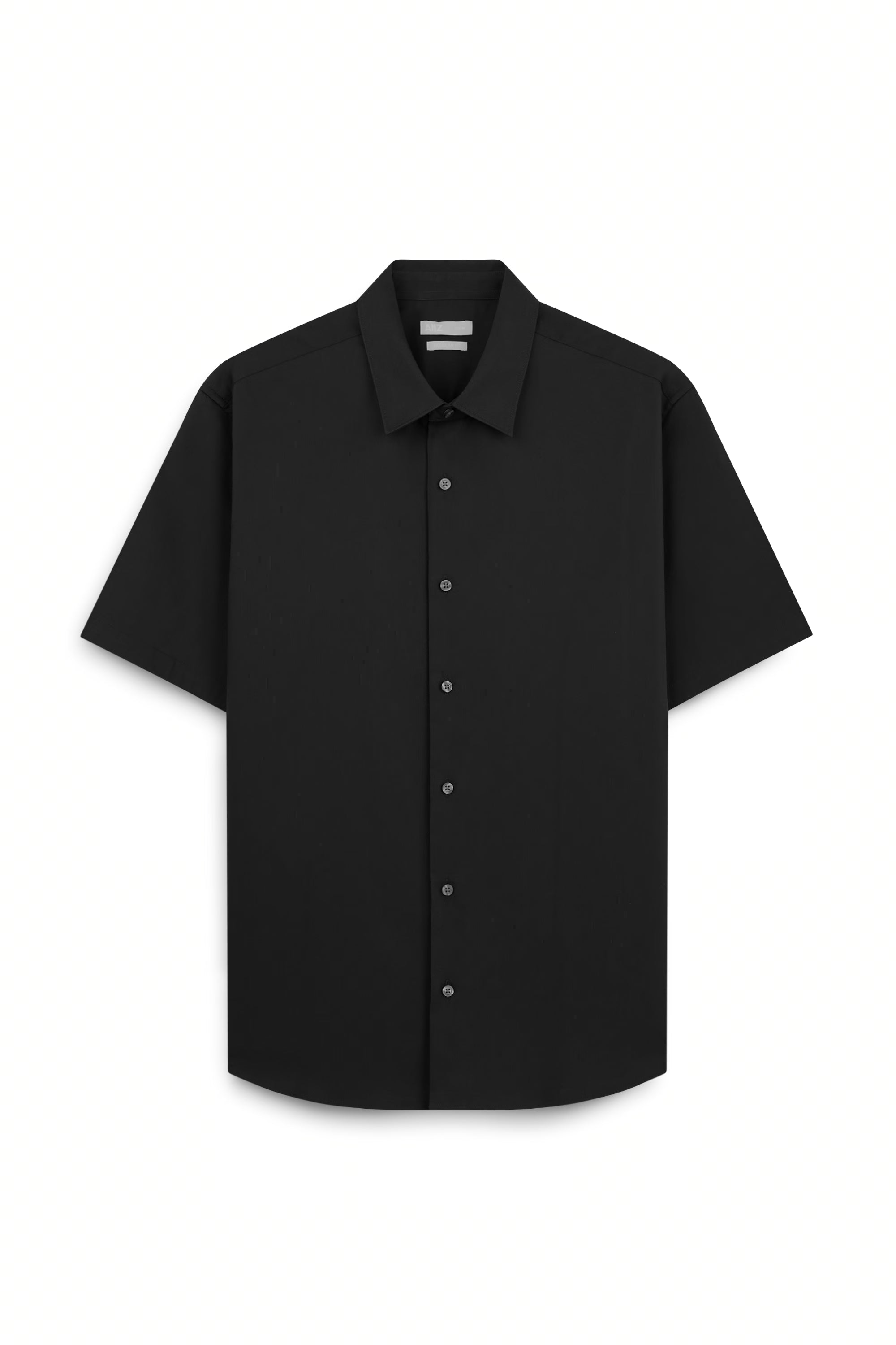 AIIZ Men's Short Sleeve Shirt (Black / S)