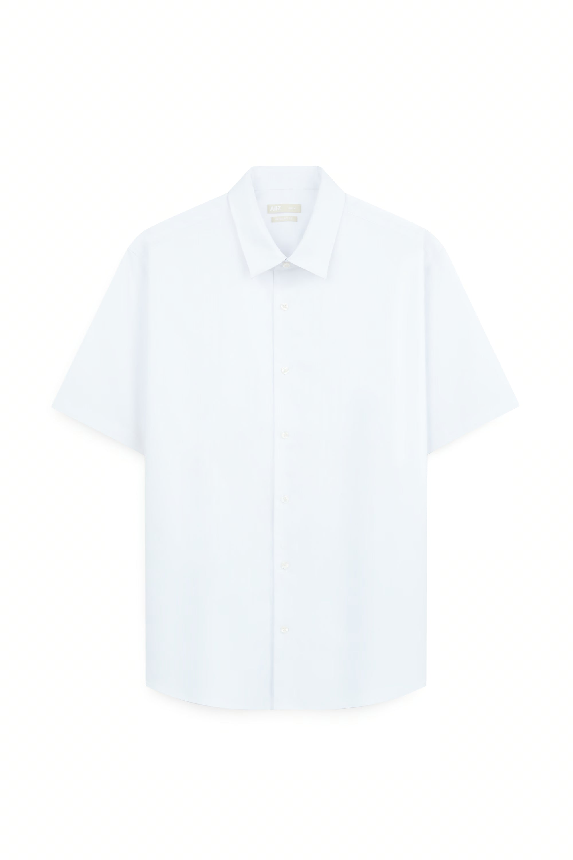 AIIZ Men's Short Sleeve Shirt (White / S)