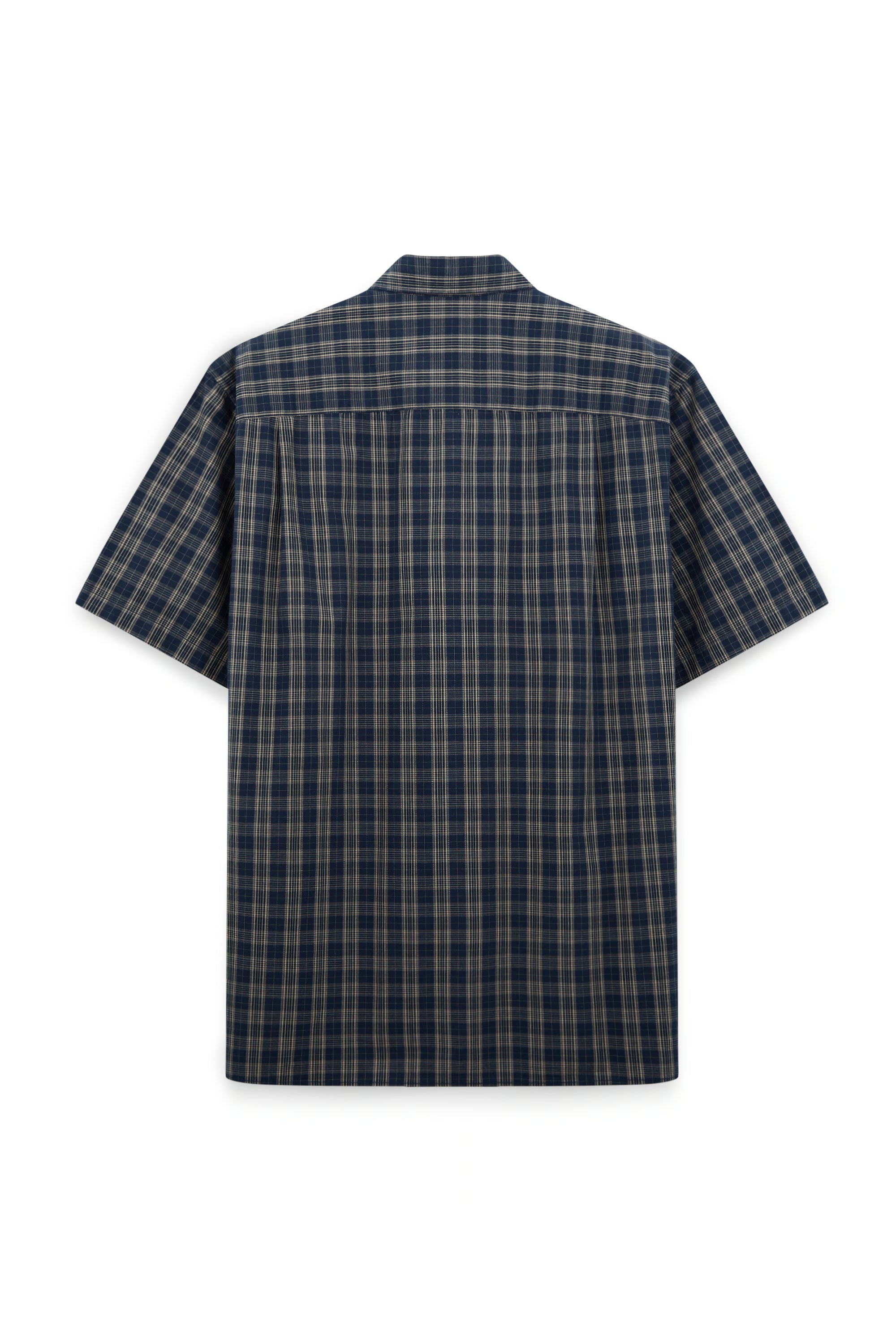 AIIZ Men's Check Short Sleeve Shirt