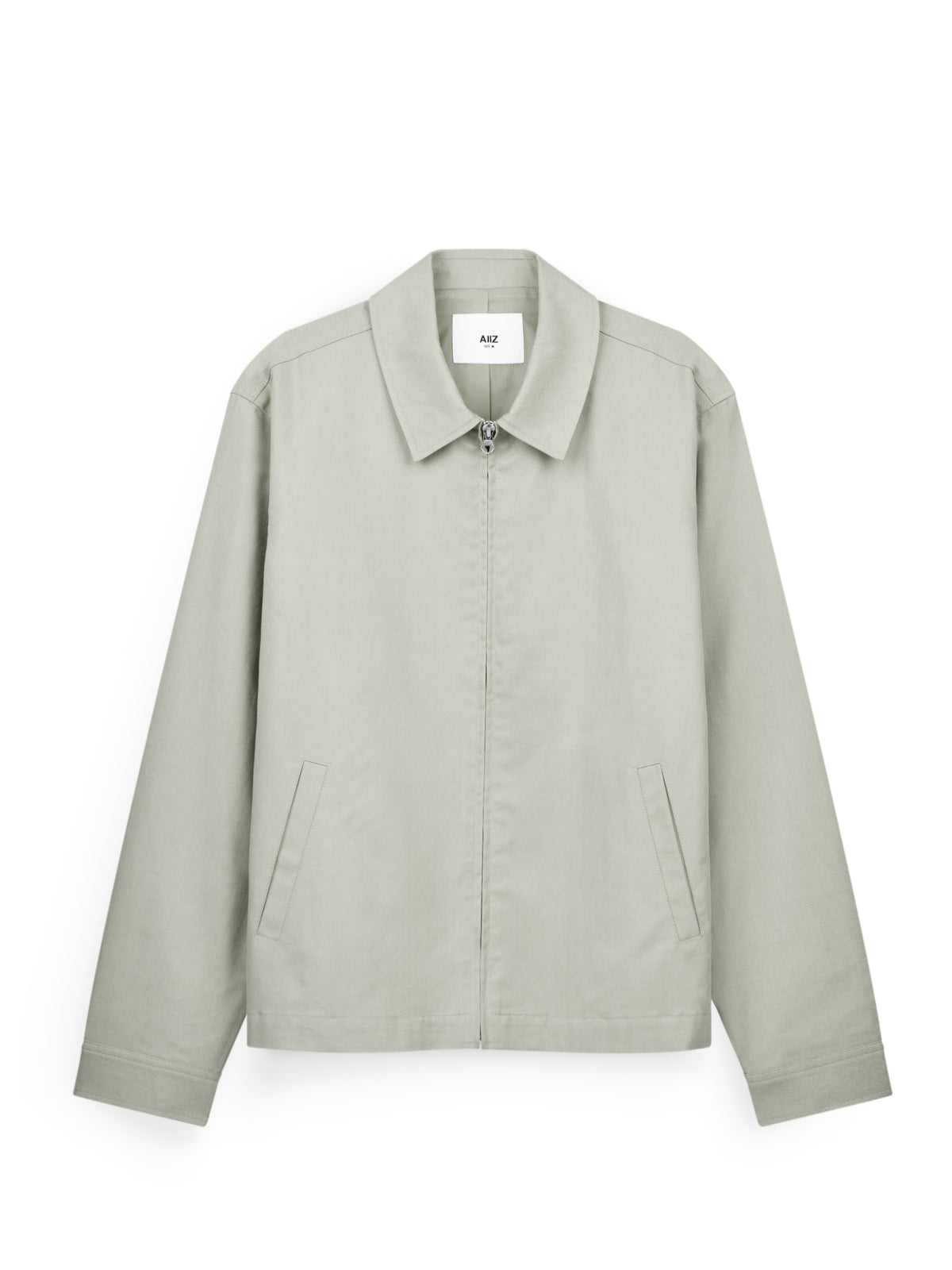 AIIZ Men’s Twill Light Weight Jacket (Grey / M)