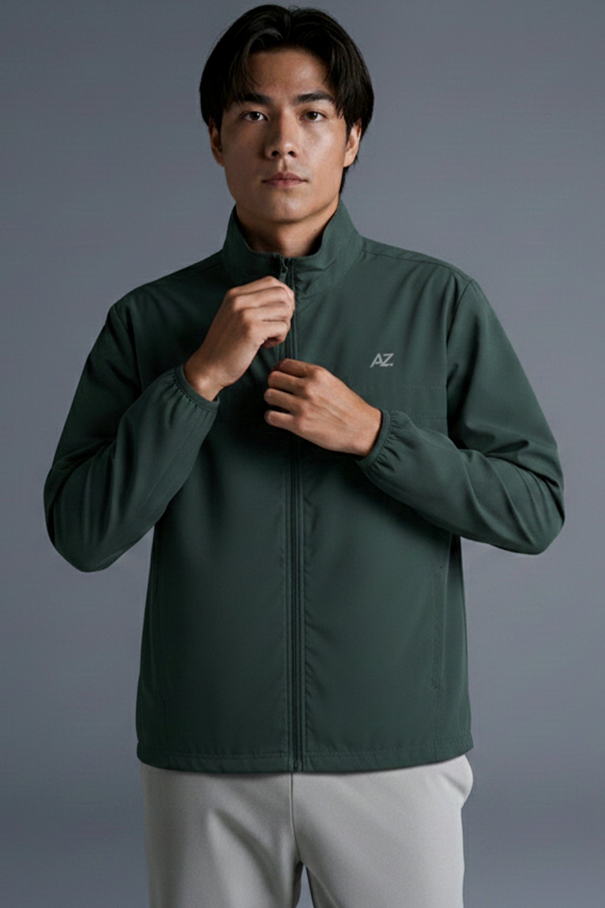 AIIZ Men's Quick Dry Stretch Active Jacket