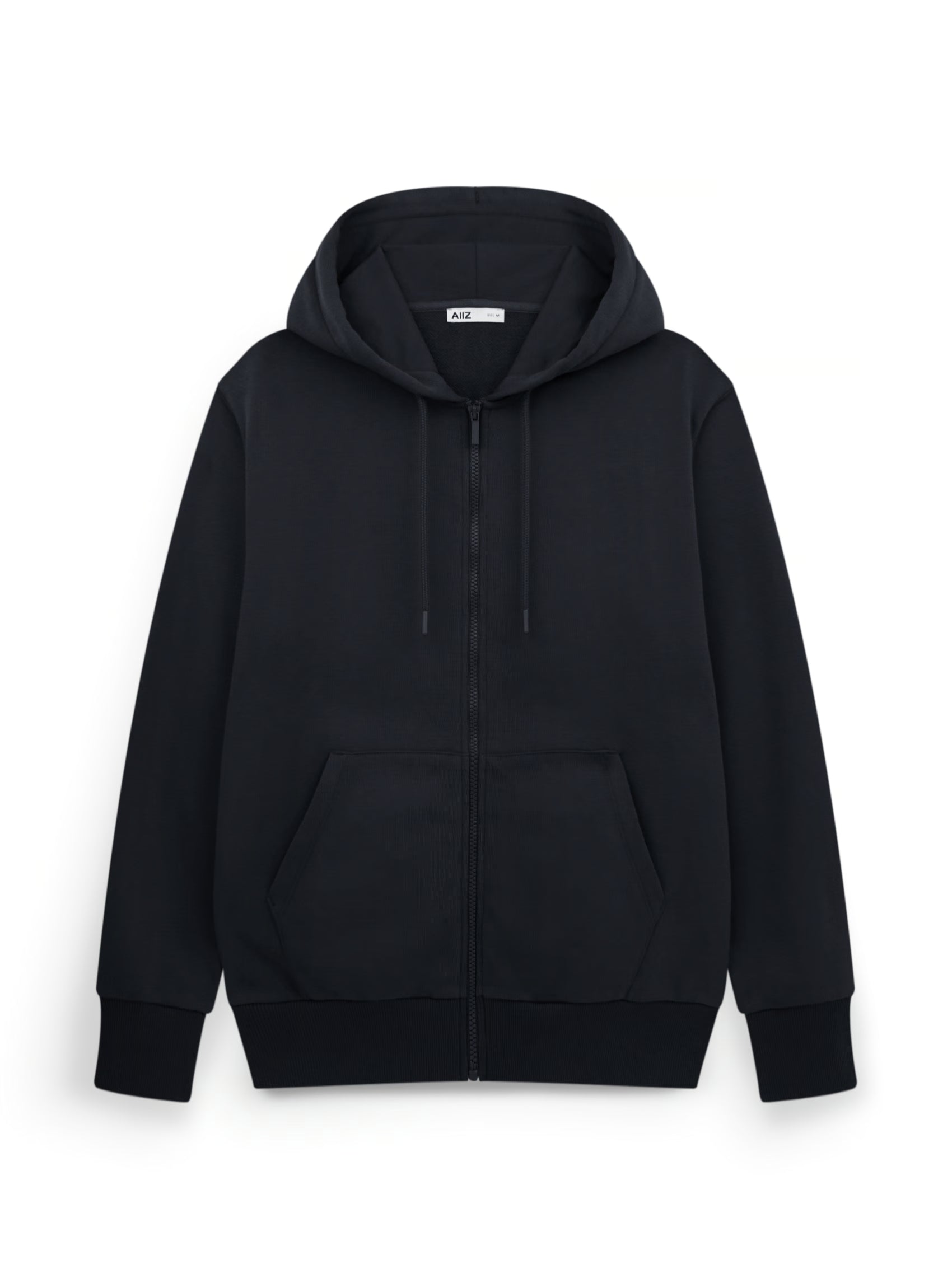 AIIZ Men’s Zipper Hoodie (Navy / S)