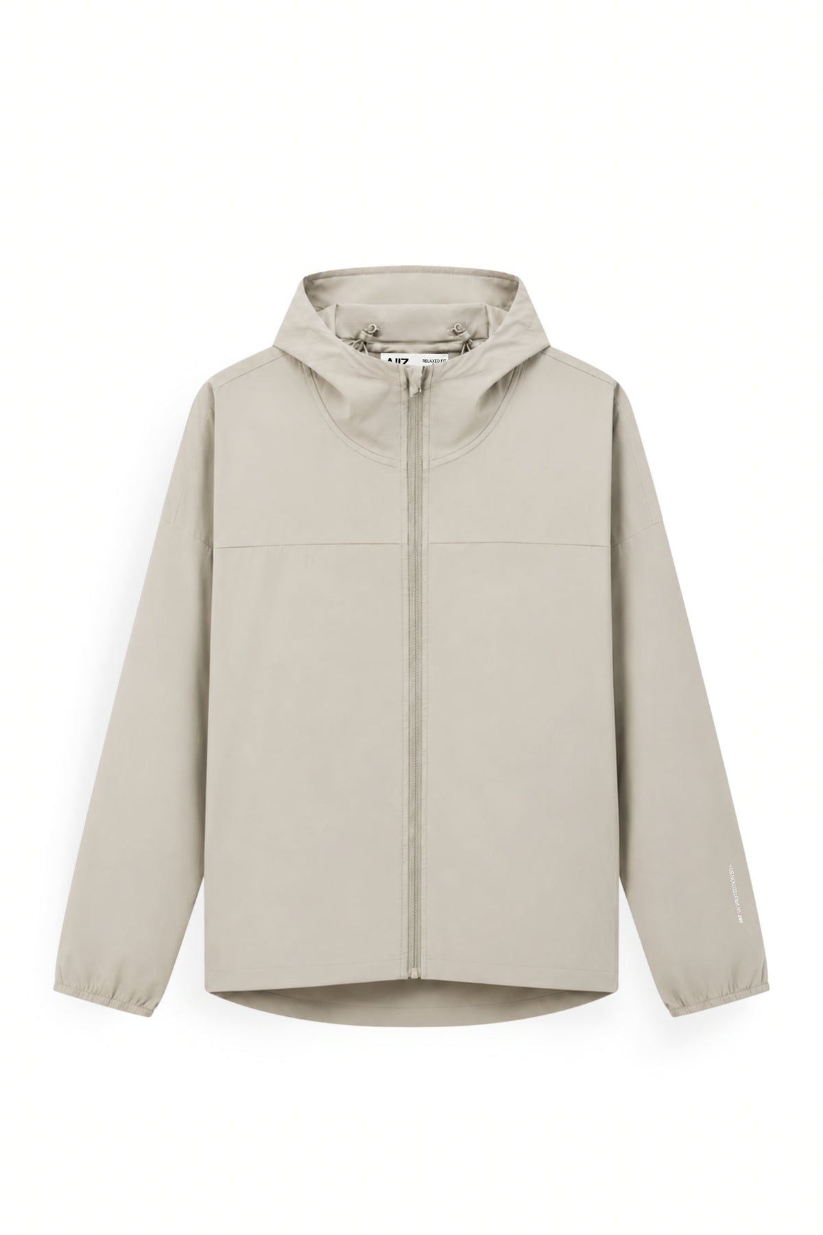 AIIZ Men's UV Protection Windbreaker Hoodie (Beige / S)