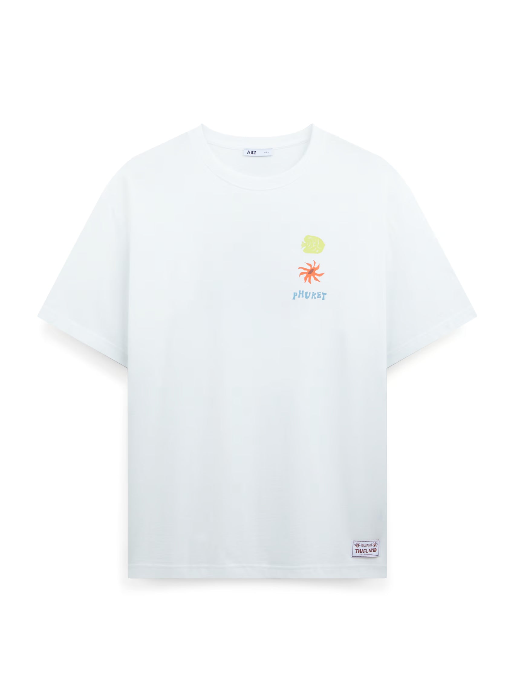 AIIZ Sawasdee Thailand Oversized Graphic T-Shirt (OFF WHITE / XS)