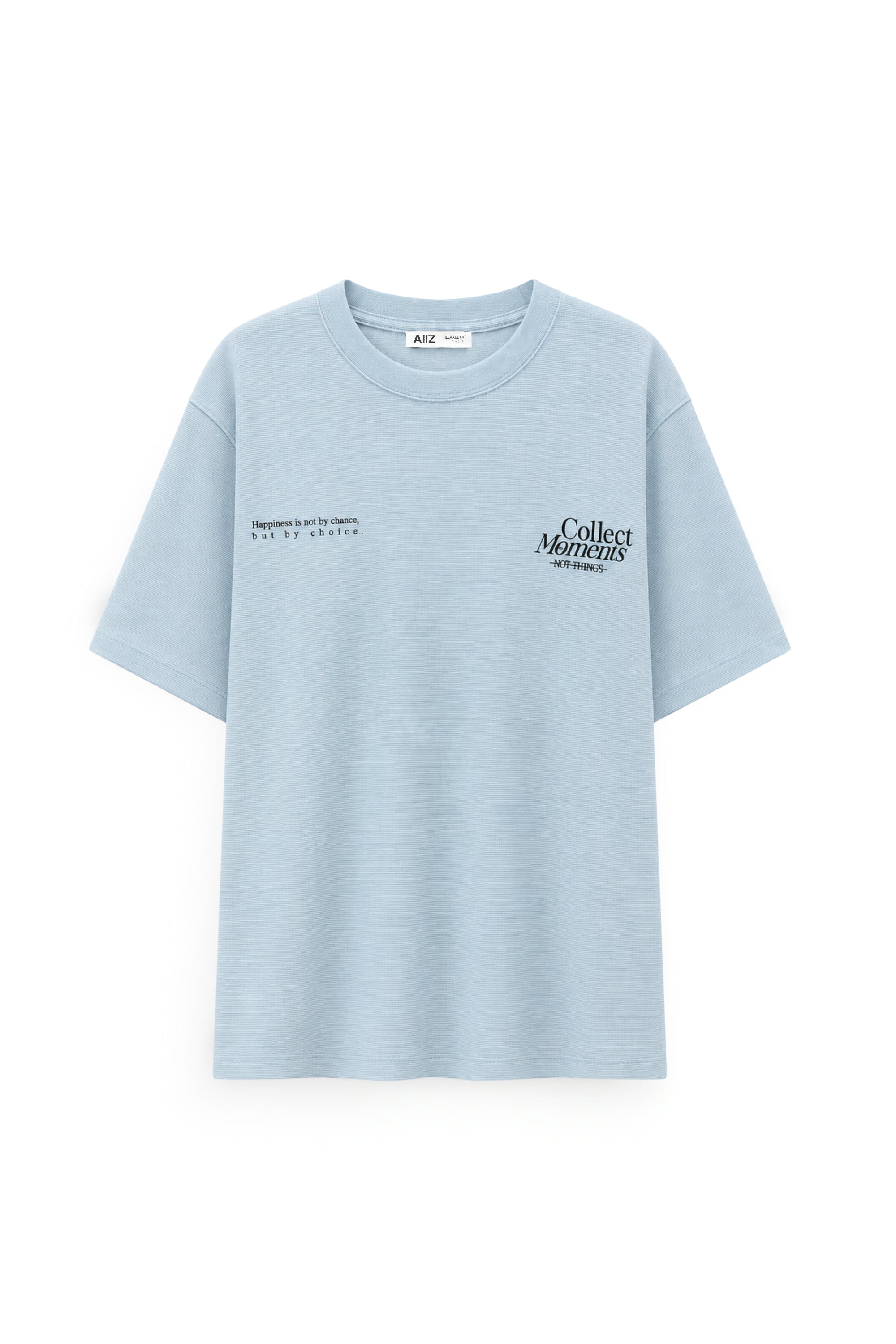 AIIZ Men's Graphic T-Shirt (Blue / S)