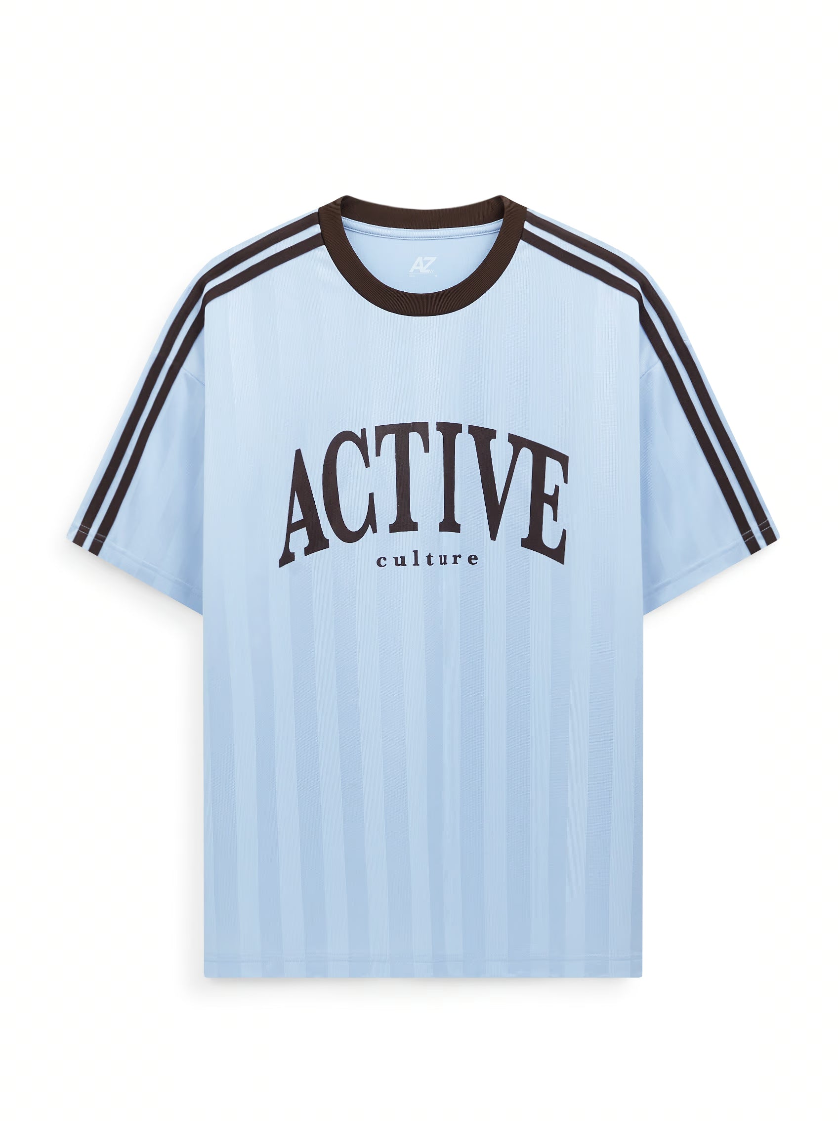 AIIZ Men's Pinstripe Tee