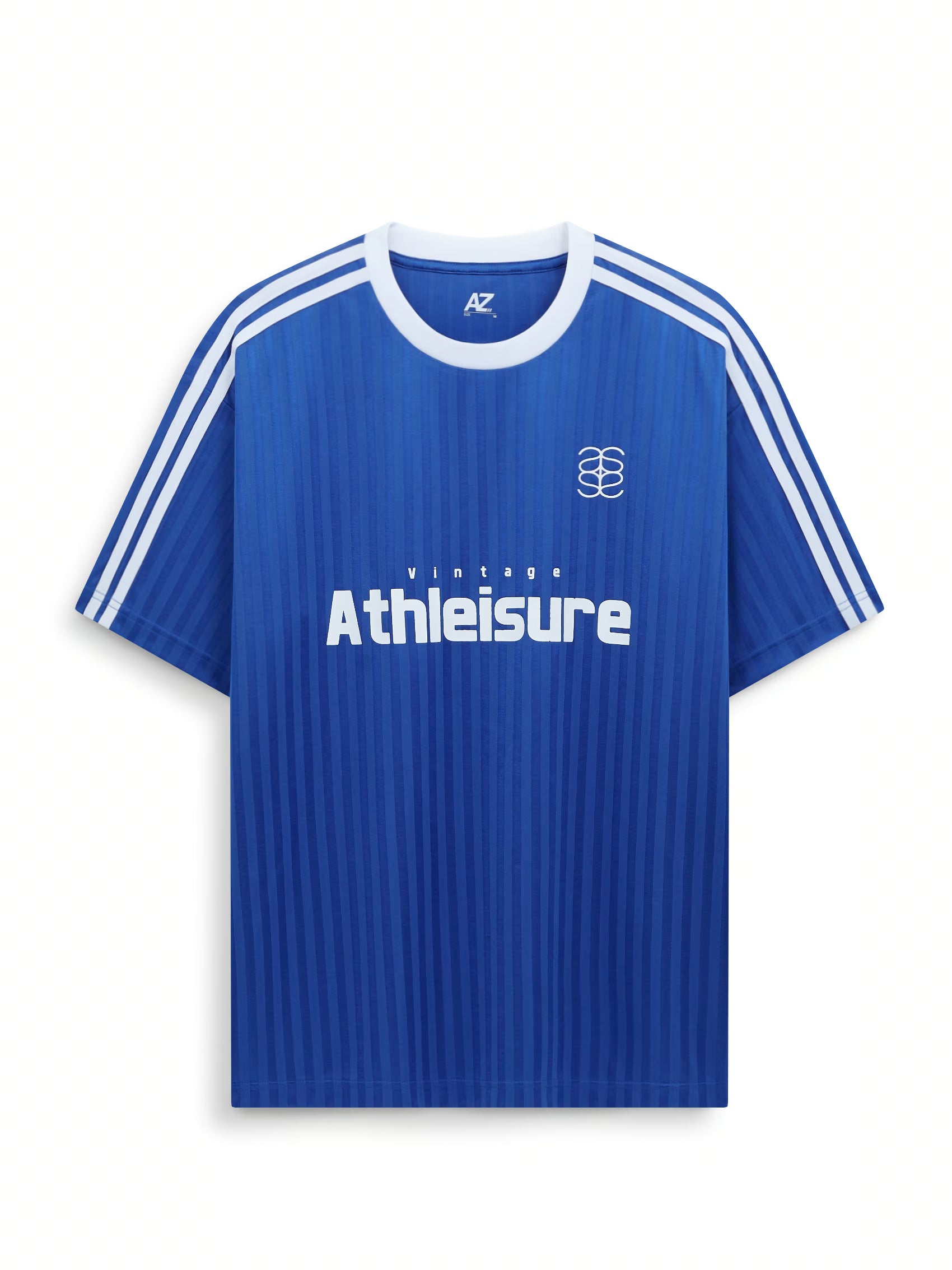 AIIZ Men's Pinstripe Tee