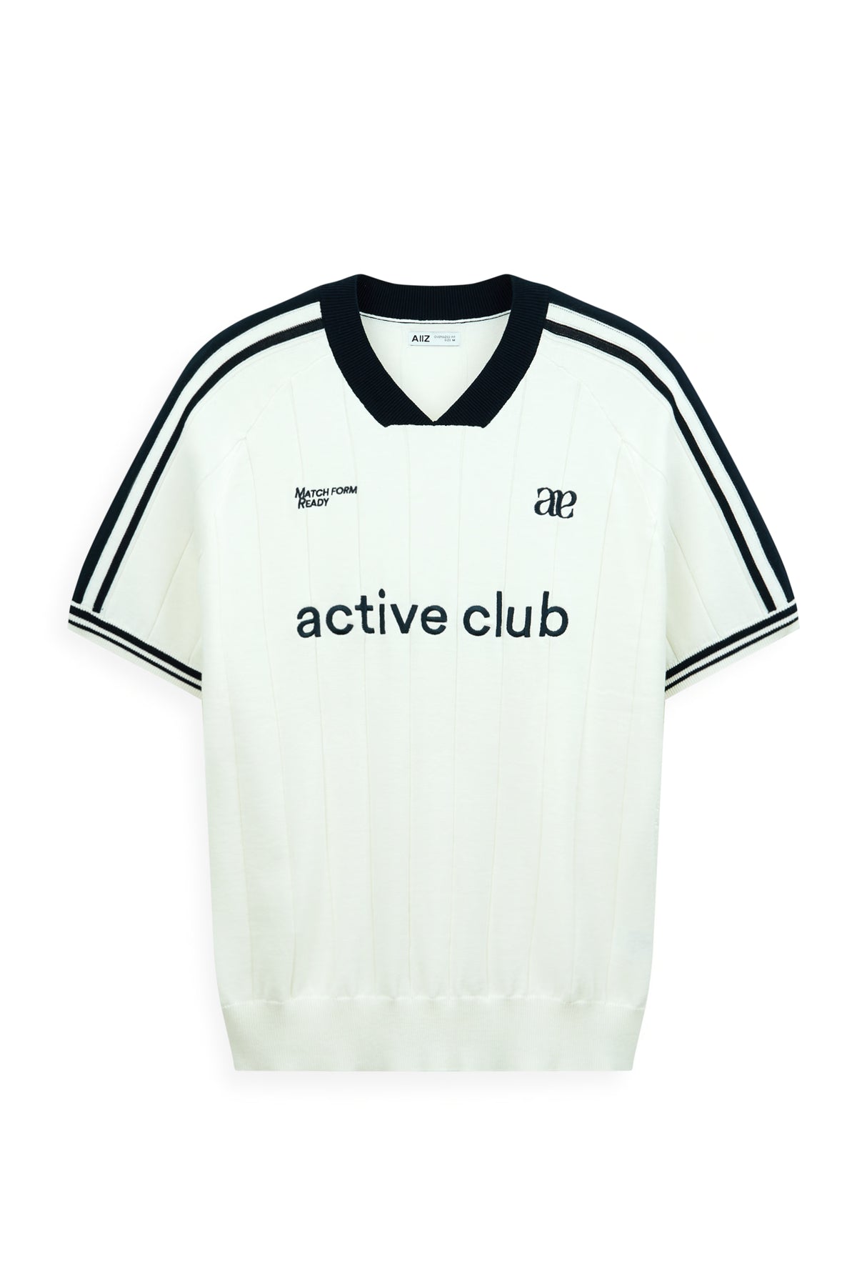 Men's Blokecore Open Collar Knit Tee (OFF WHITE / S)