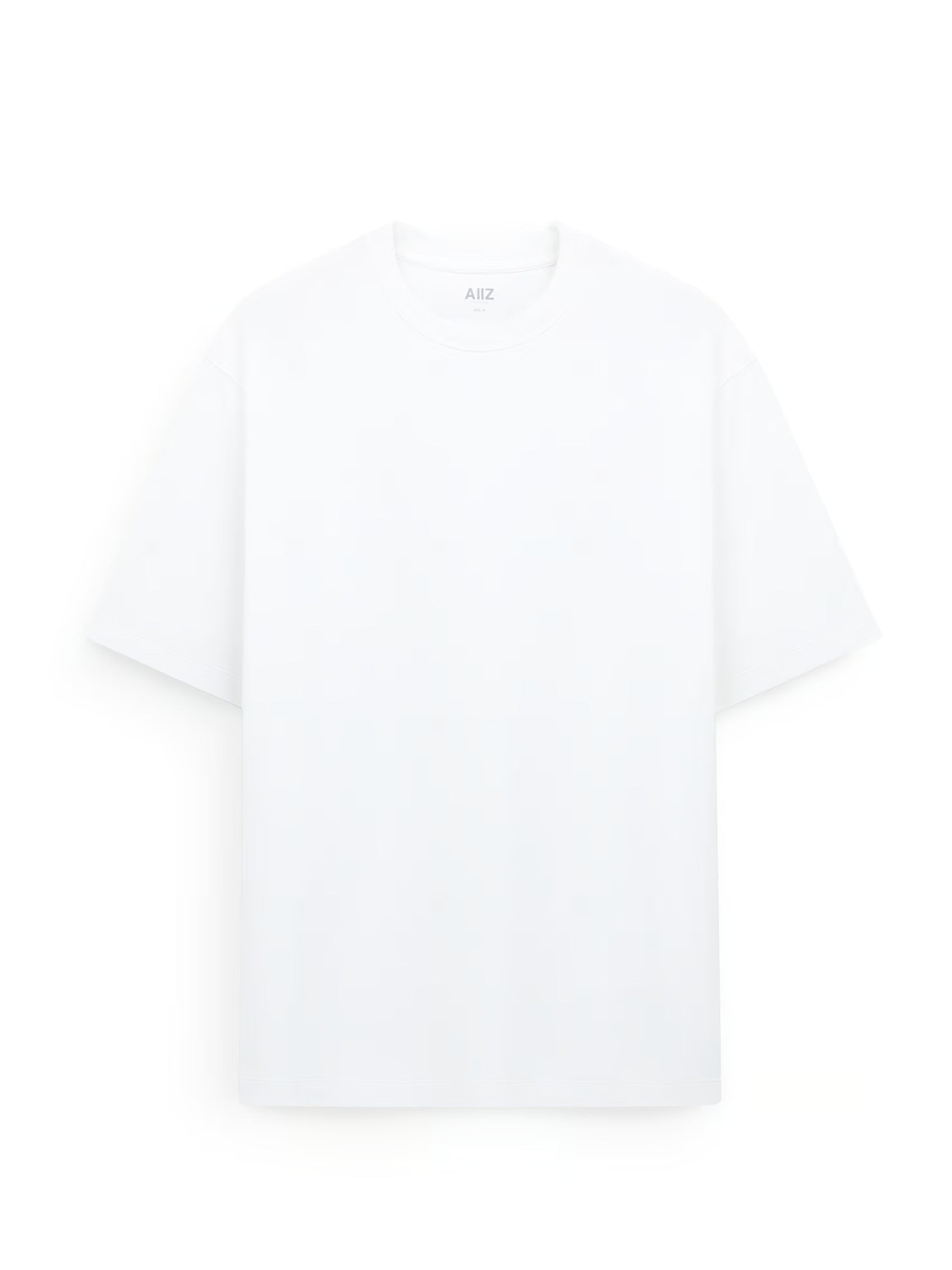 AIIZ Men's Relaxed Crew Neck T-Shirt (White / S)