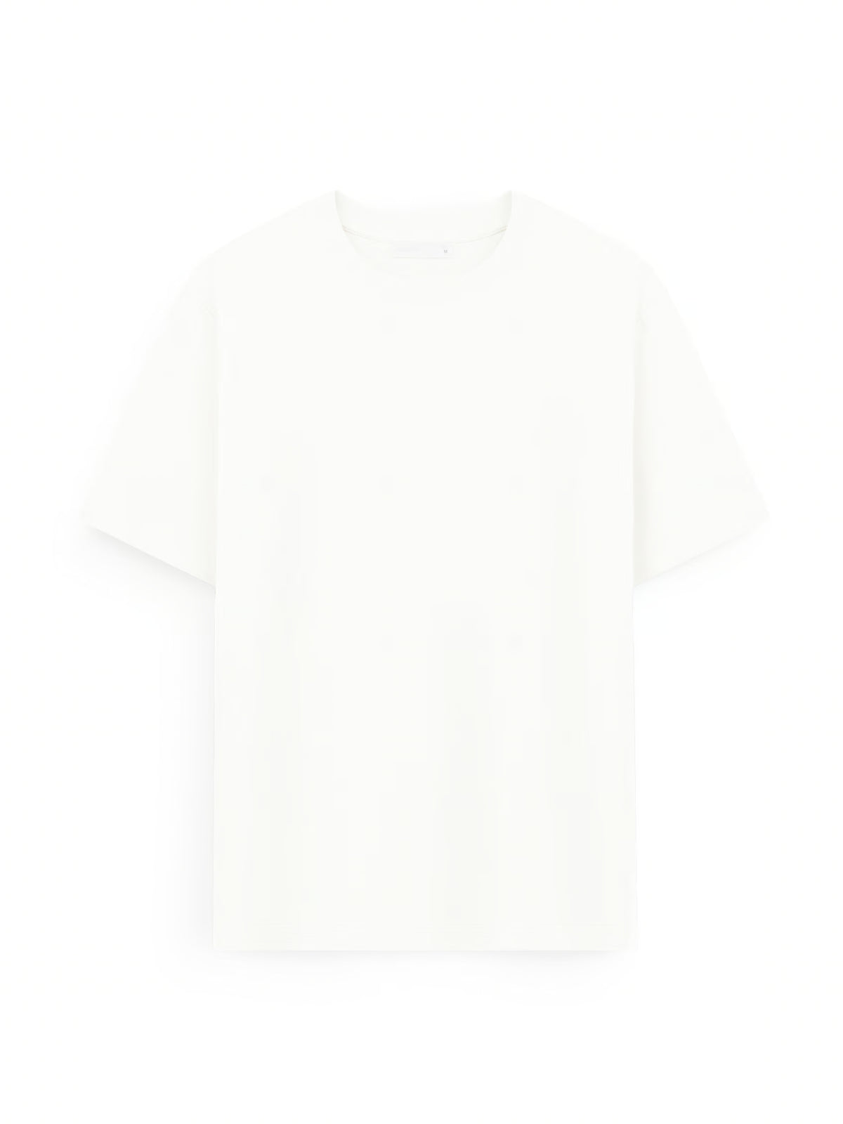 AIIZ Men's Relaxed Crew Neck T-Shirt (Cream / S)