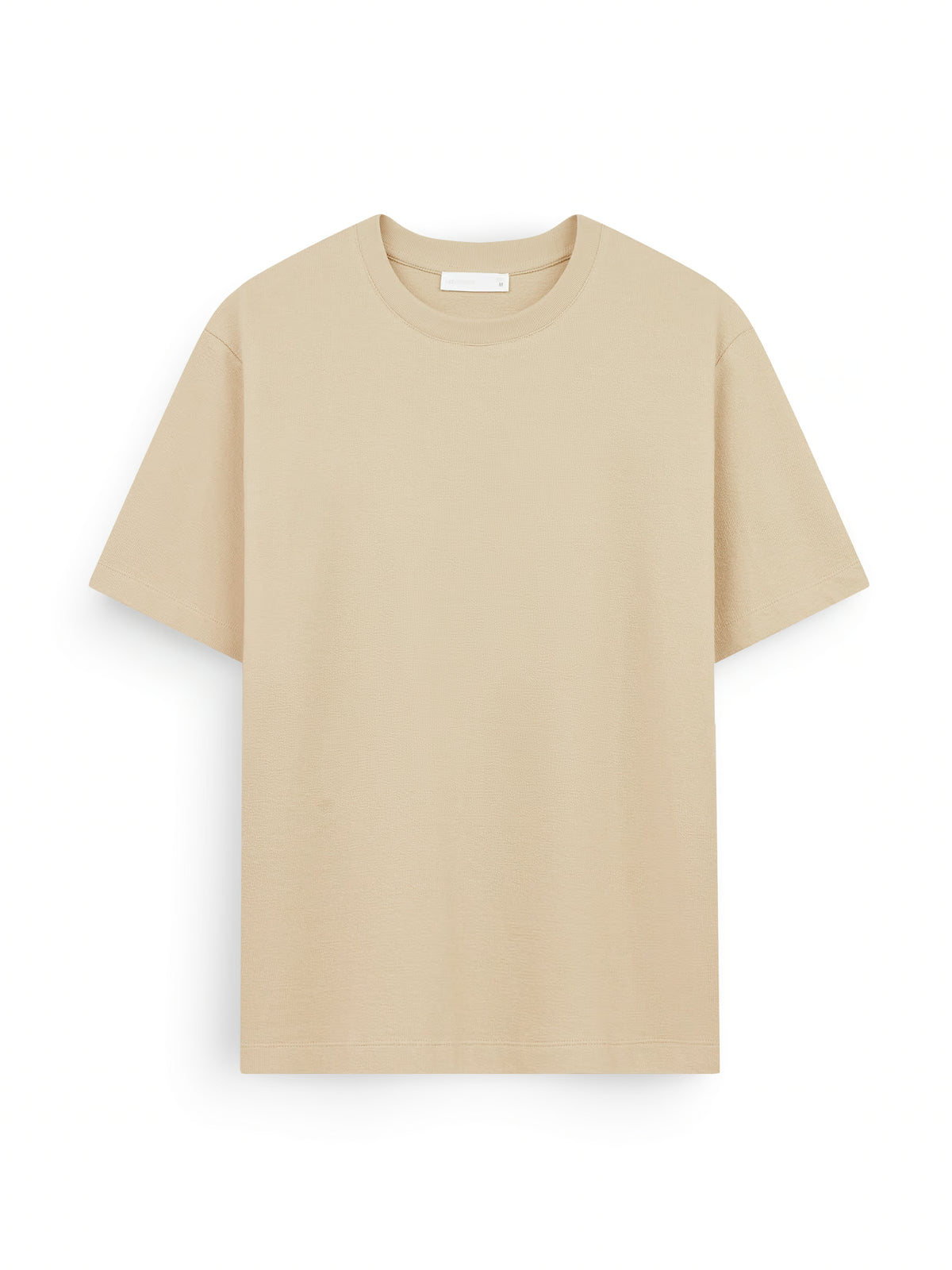 AIIZ Men's Relaxed Crew Neck T-Shirt (Khaki / S)