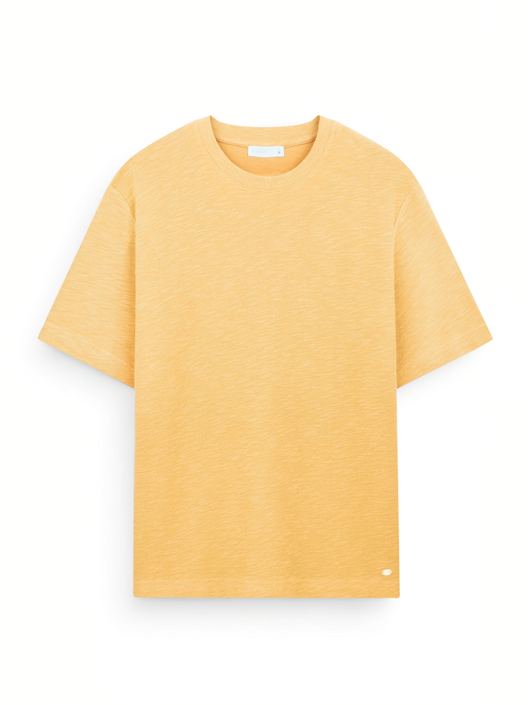 AIIZ Men's Slub Relaxed T-Shirt (Light Orange / S)