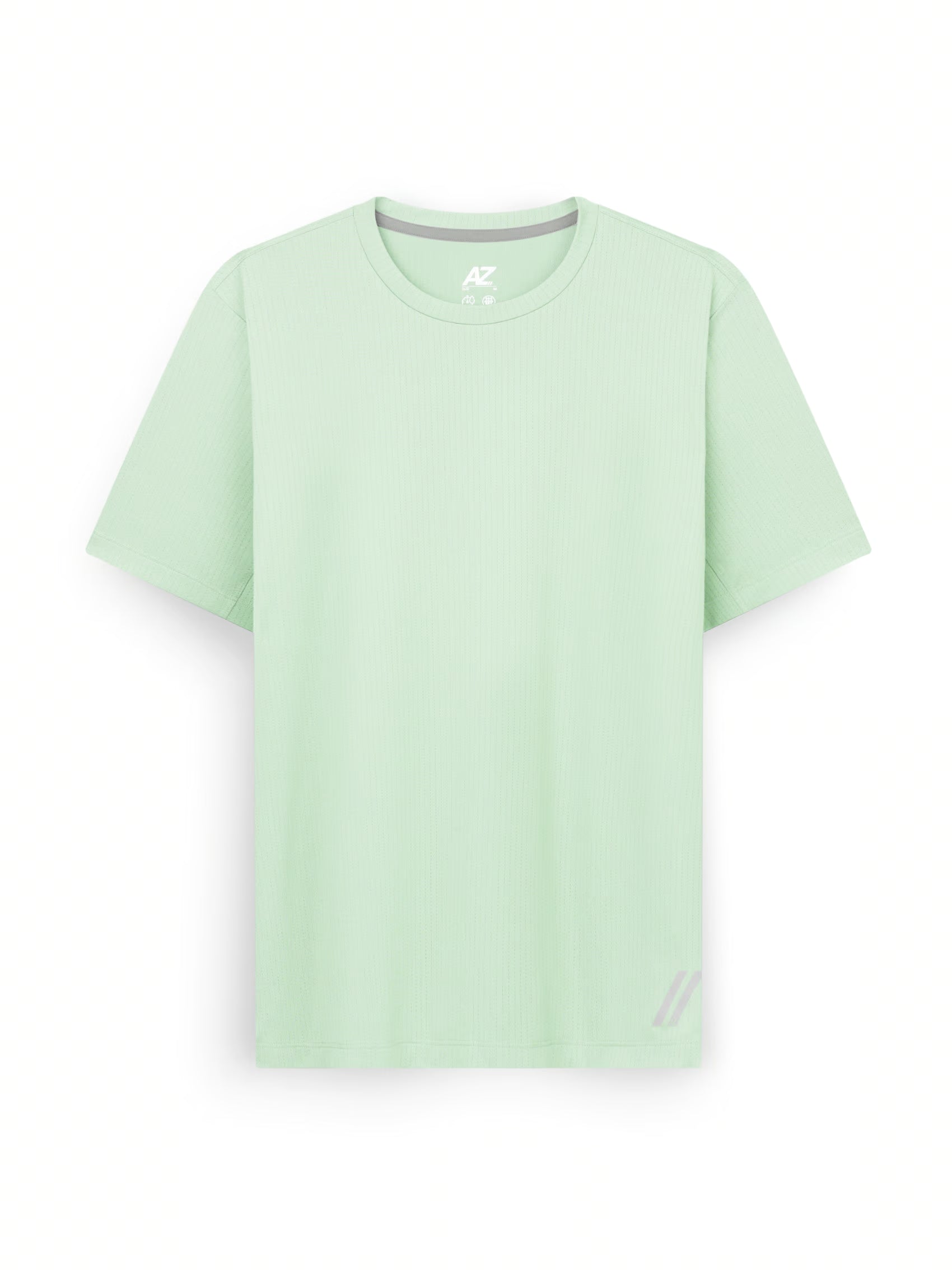 AIIZ Men's Quick Dry Active T-Shirt (Light Green / S)