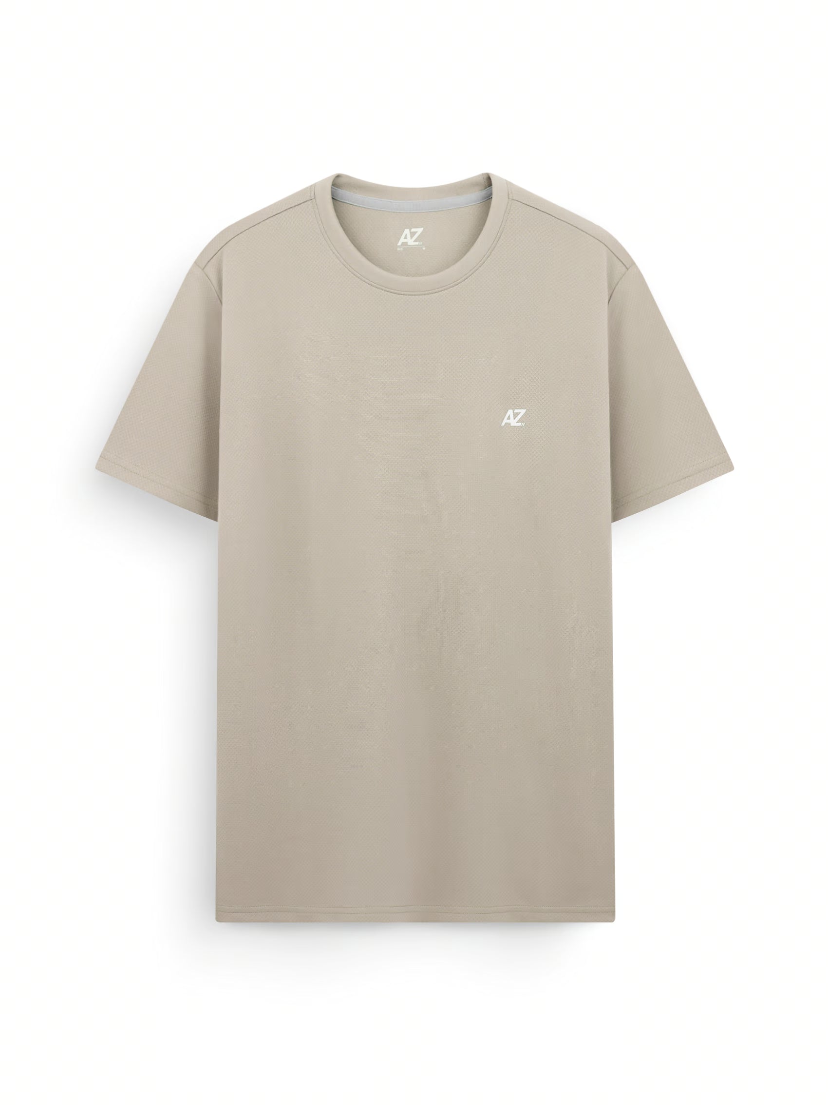 AIIZ Men's Quick Dry Active T-Shirt (Beige / S)