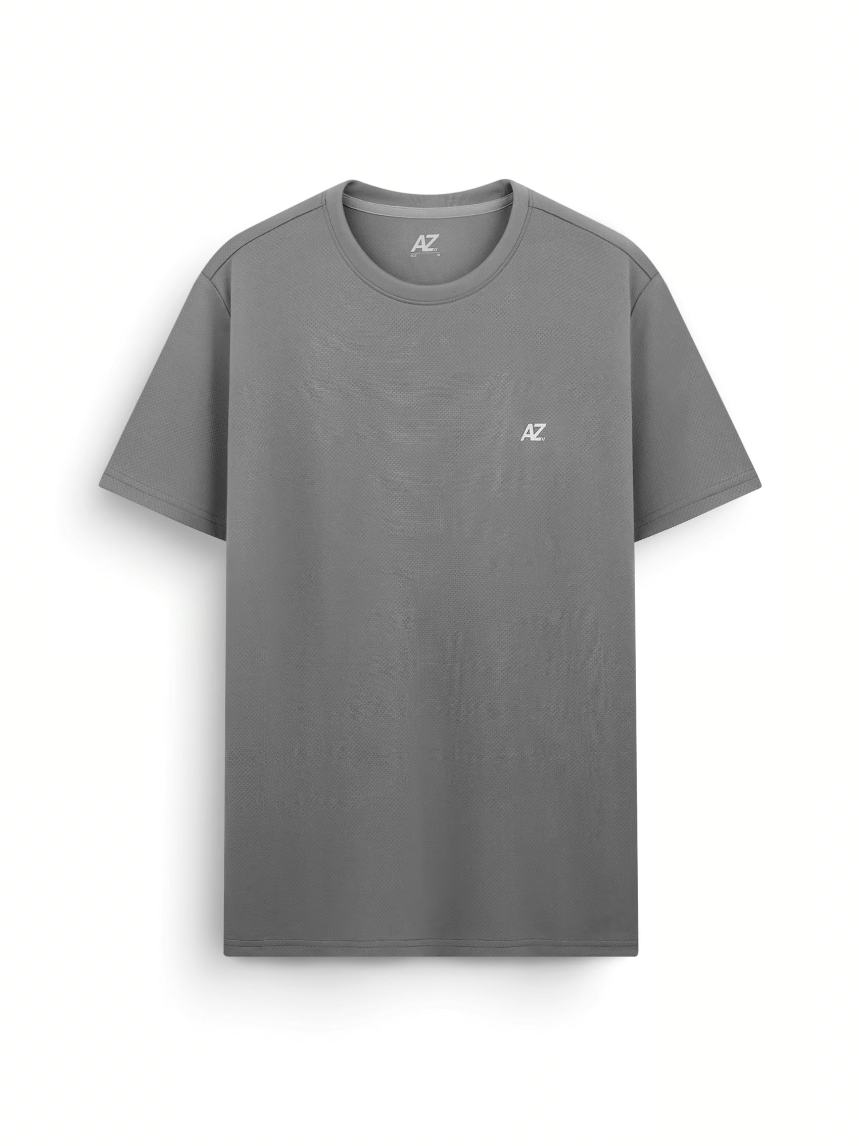 AIIZ Men's Quick Dry Active T-Shirt (Grey / S)