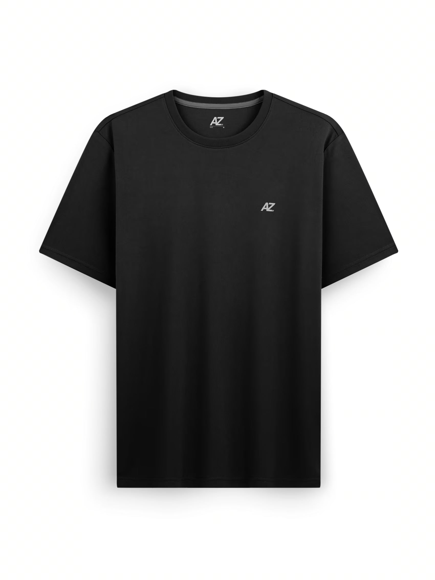 AIIZ Men's Quick Dry Active T-Shirt (Black / S)