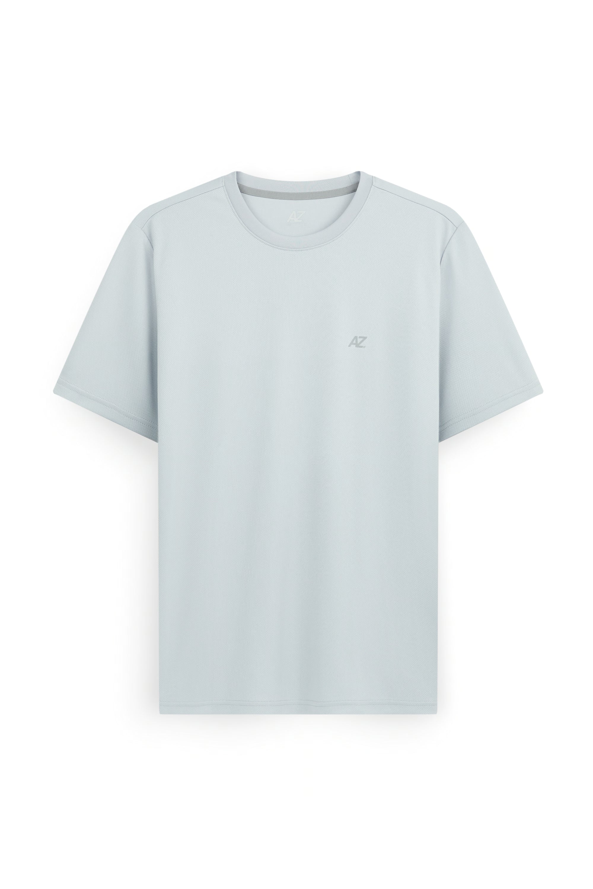 AIIZ Men's Performance Mesh Tee (Light Grey / S)
