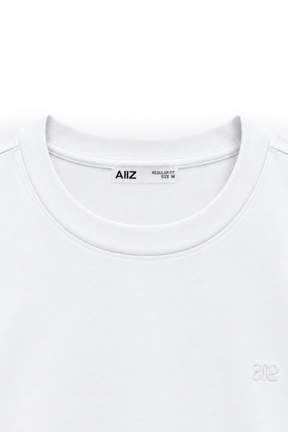 AIIZ Men’s Embroidery Logo T-Shirt Regular Fit