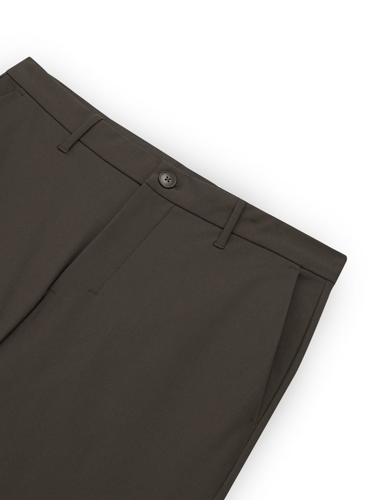 Men's Polyester Stretch Elastic Waisted Chino Pants