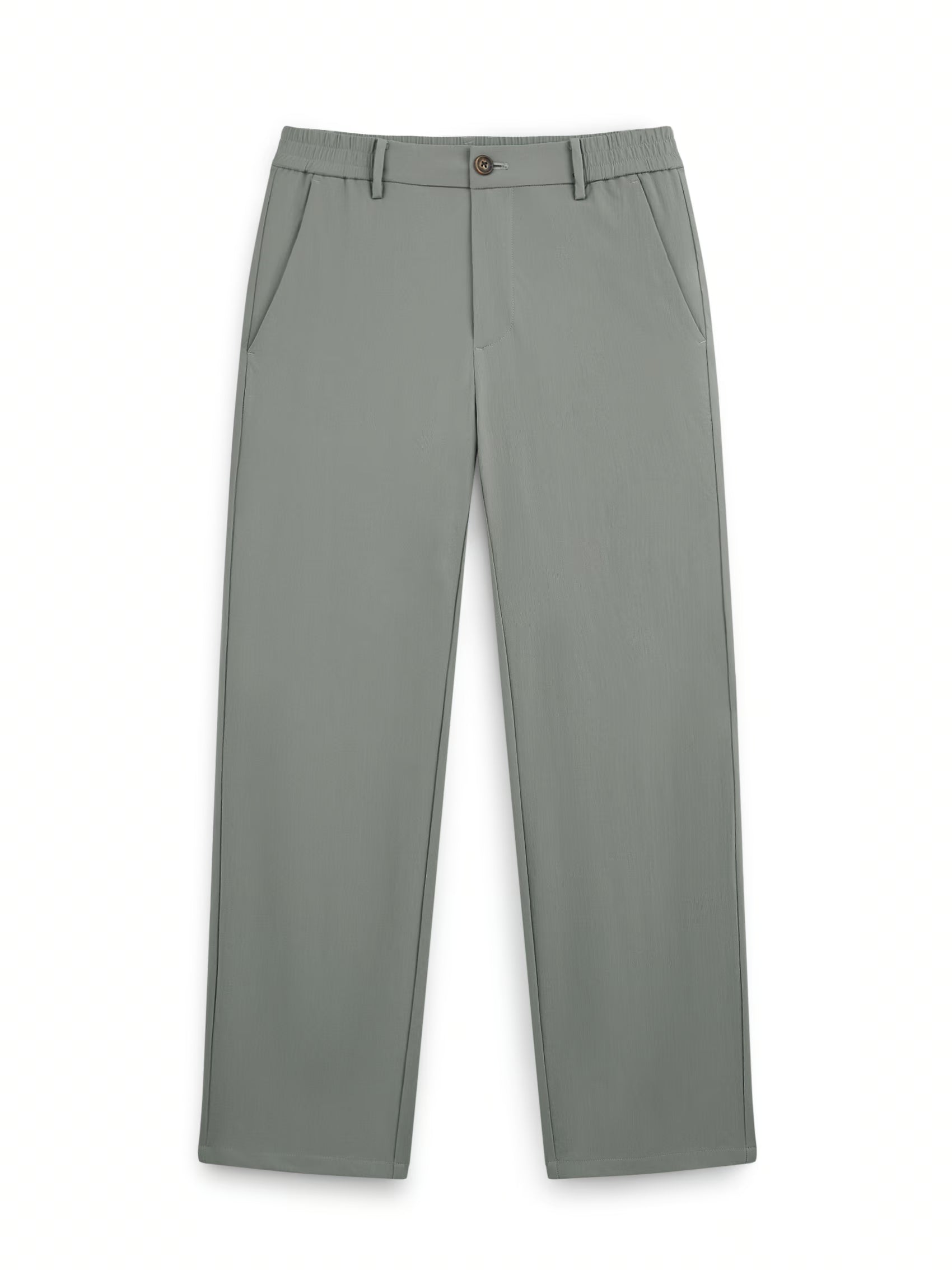 AIIZ Men's Stretch Elastic Waisted Chino Pants