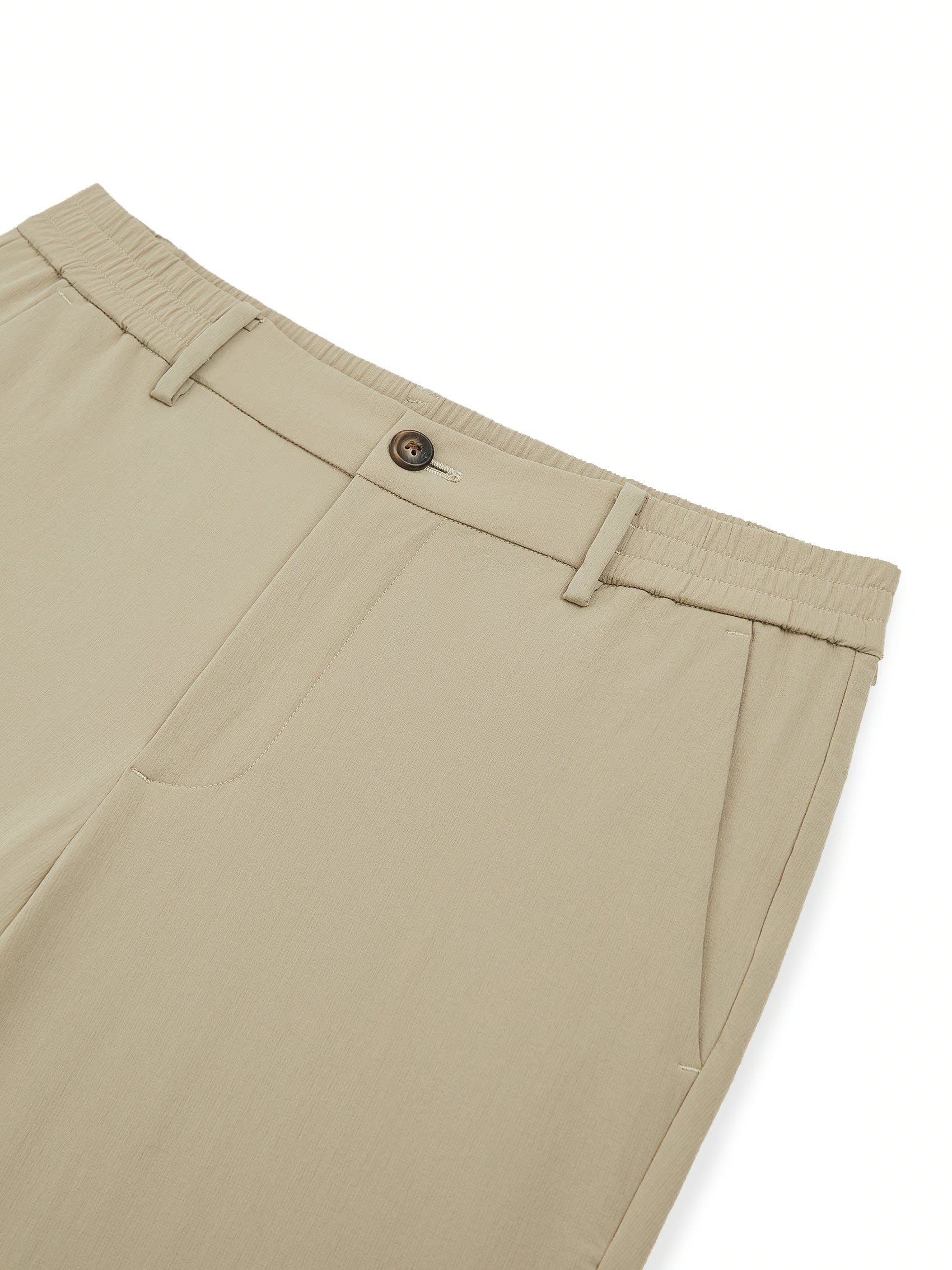 AIIZ Men's Stretch Elastic Waisted Chino Pants