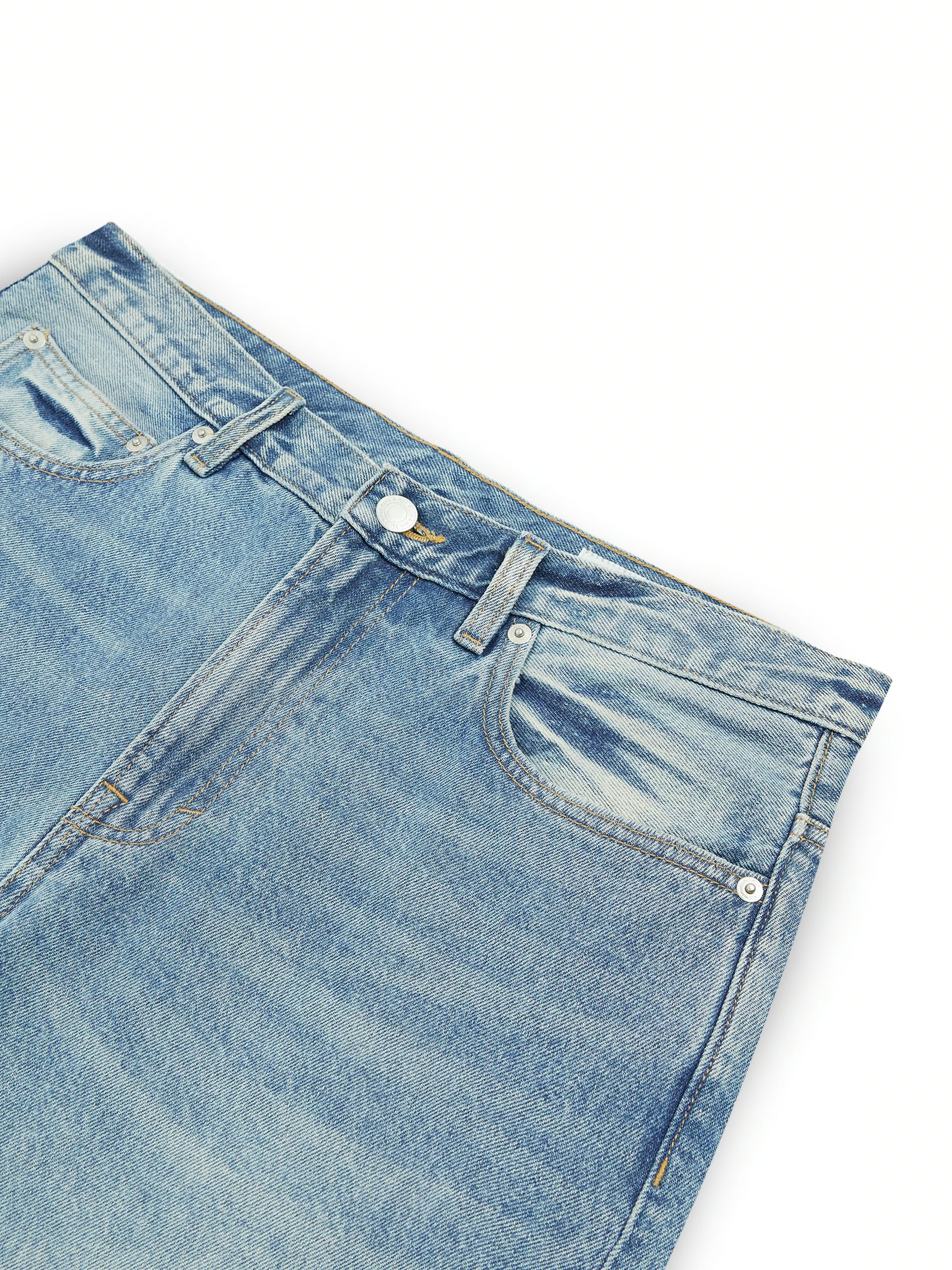 AIIZ Men's Denim Regular Fit