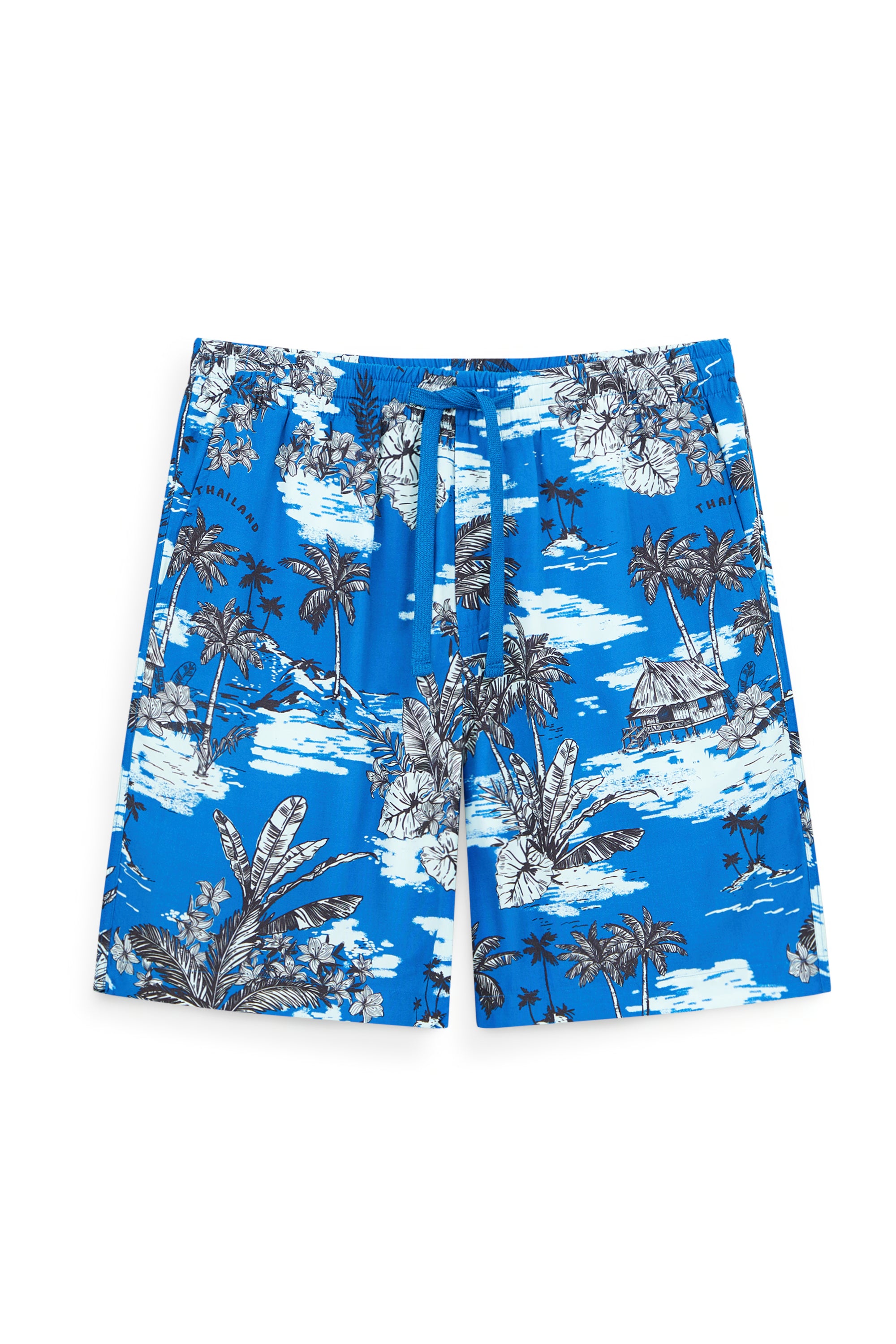 AIIZ Men’s Summer Print Shorts – 100% Rayon