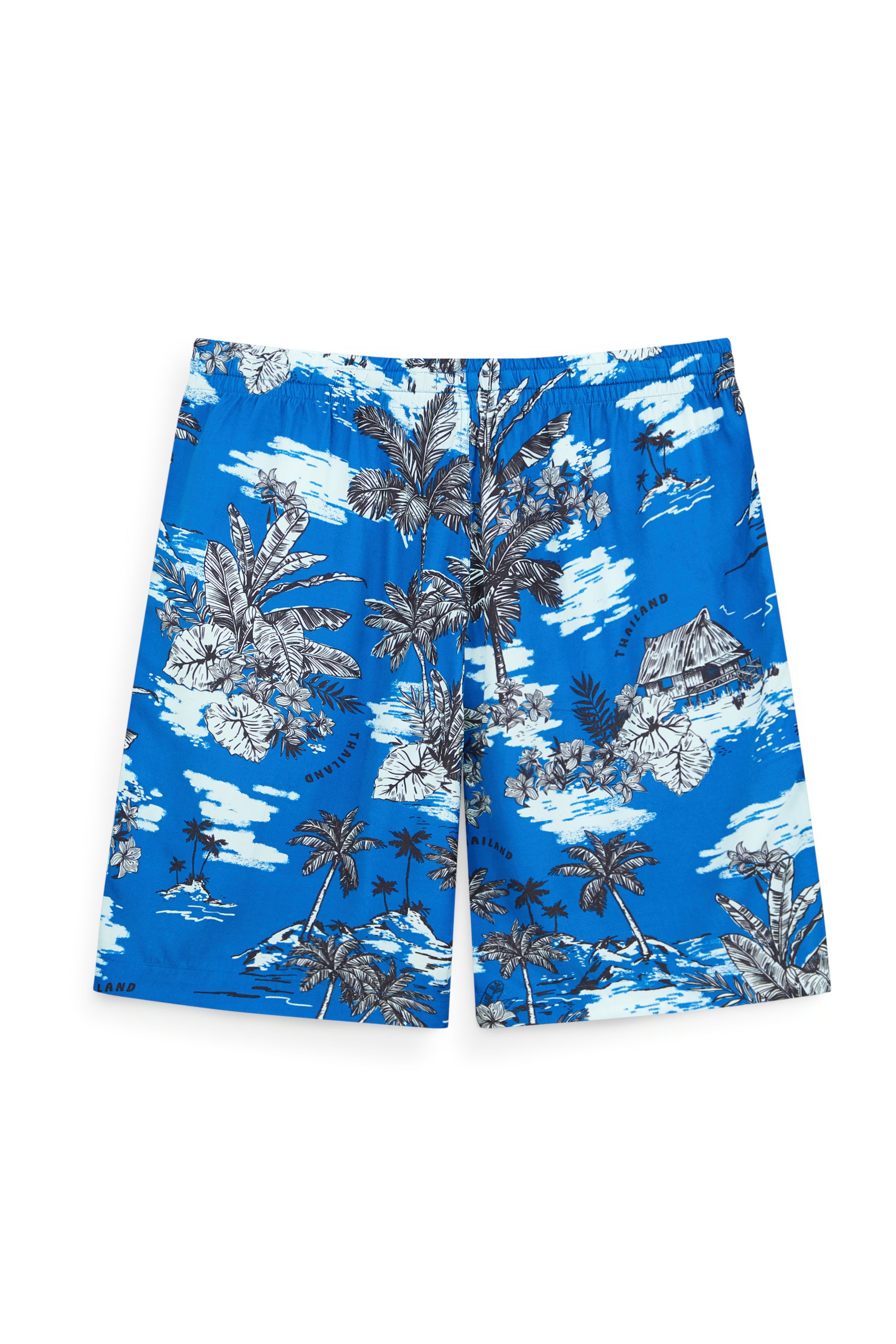 AIIZ Men’s Summer Print Shorts – 100% Rayon