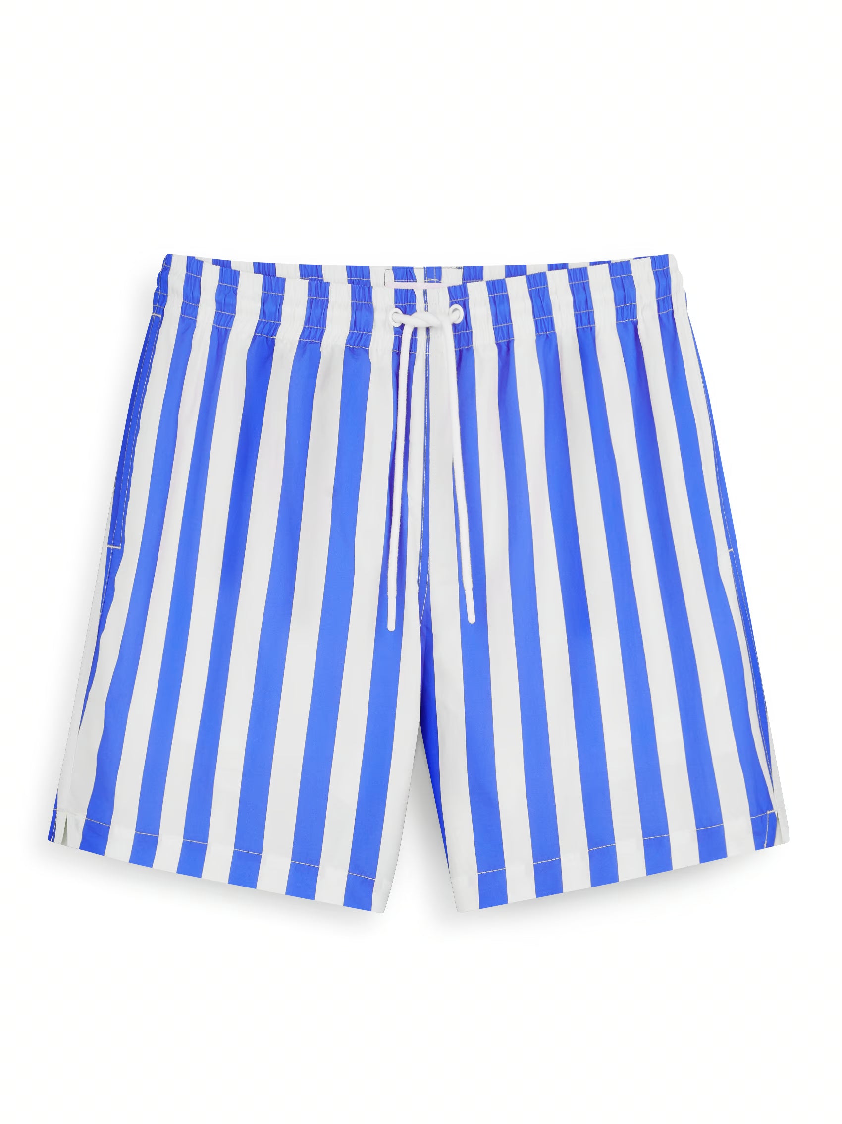 AIIZ Men's Striped Board Shorts (Blue / S)