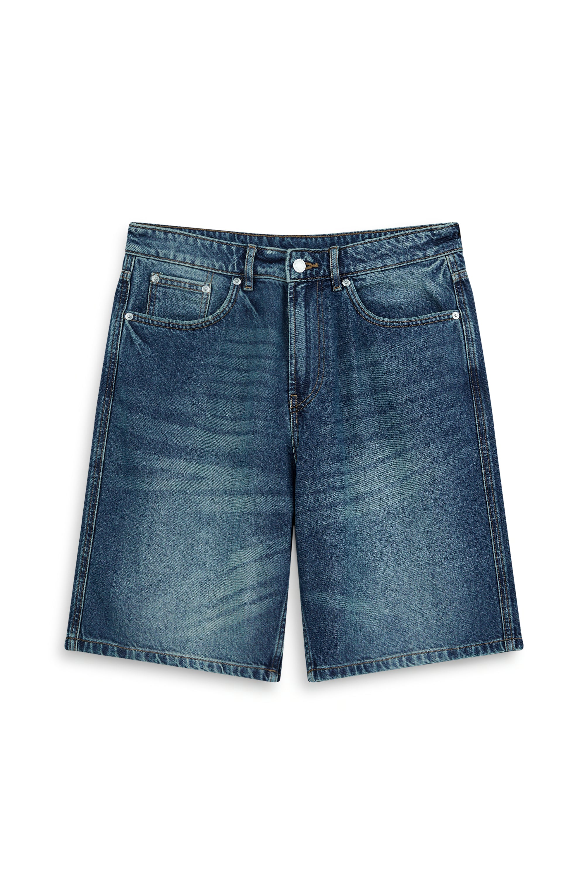 AIIZ Men's Denim Loose Shorts