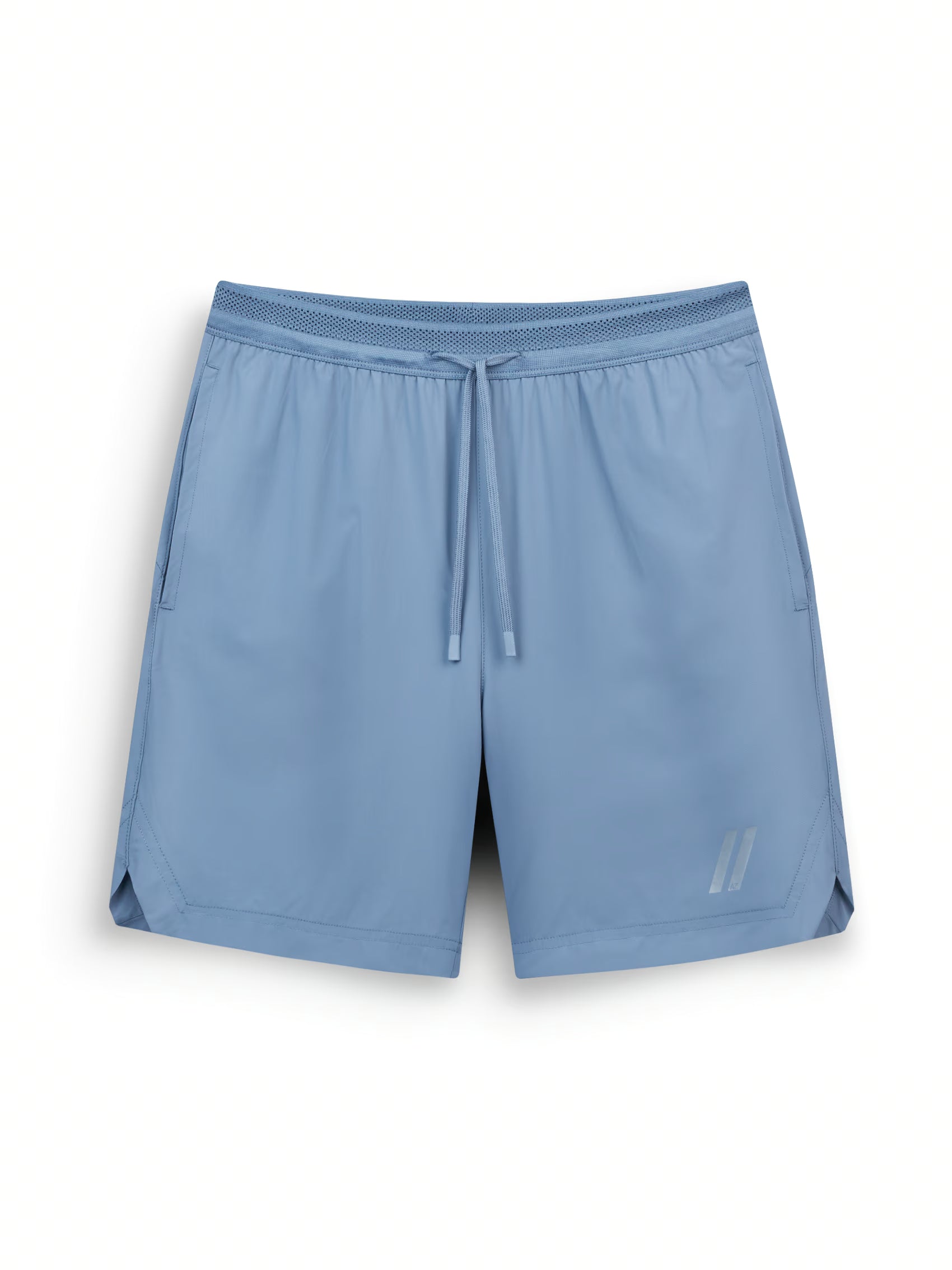 AIIZ Men's Quick Dry Stretch Active Shorts (Blue / S)