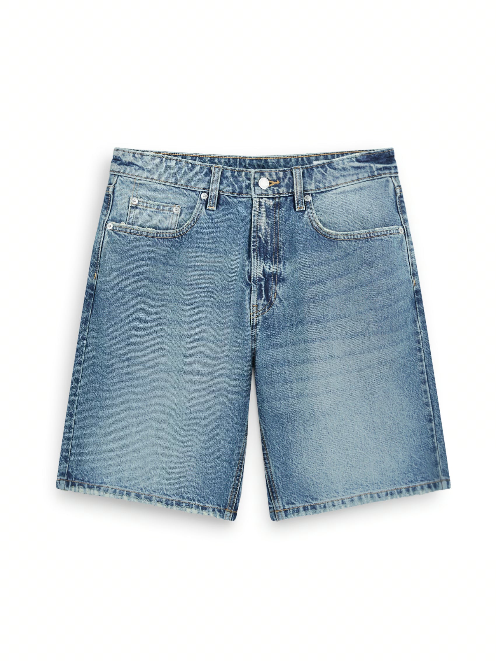 AIIZ Men's Denim Bermuda Shorts