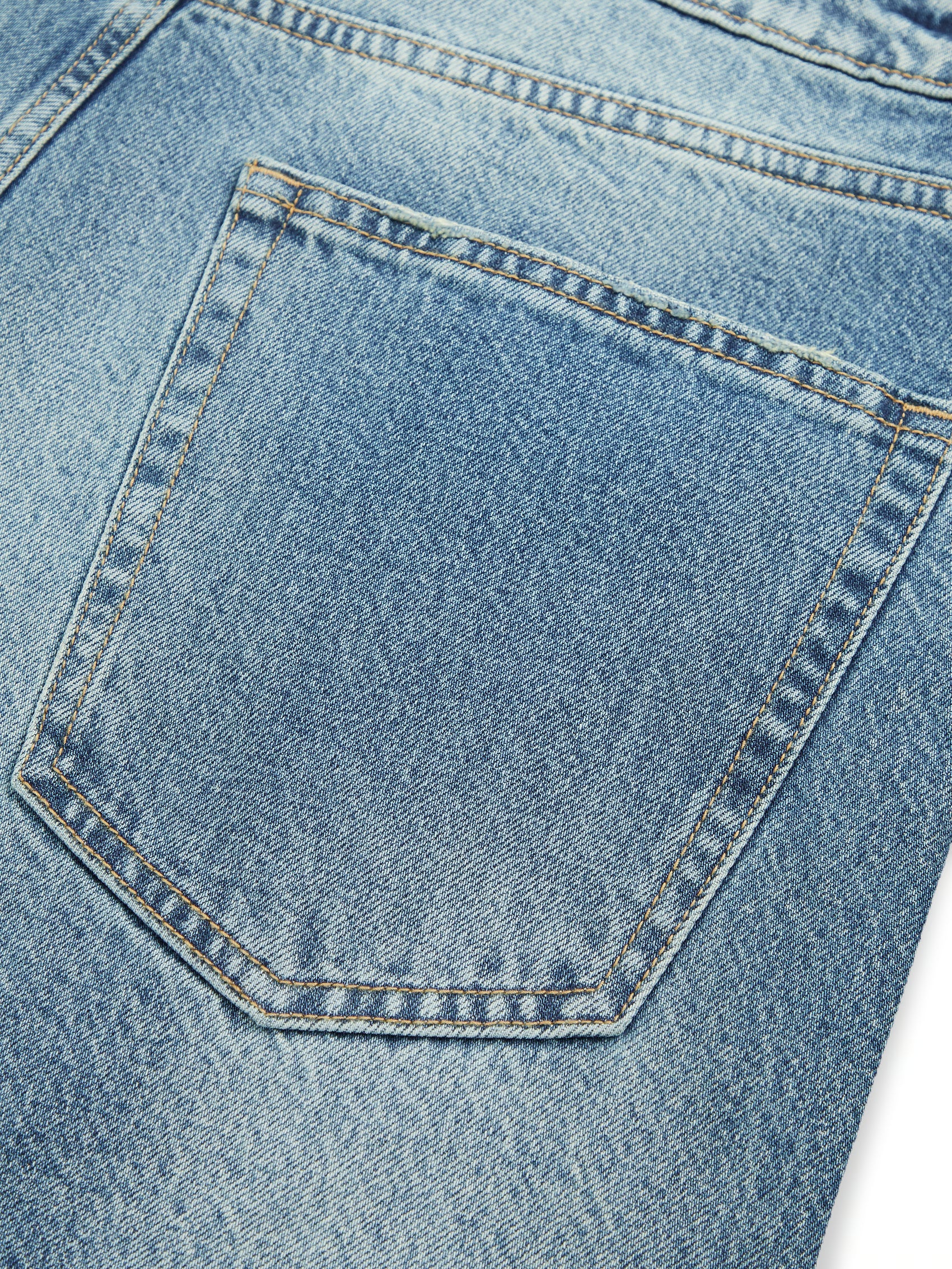 AIIZ Men's Denim Bermuda Shorts