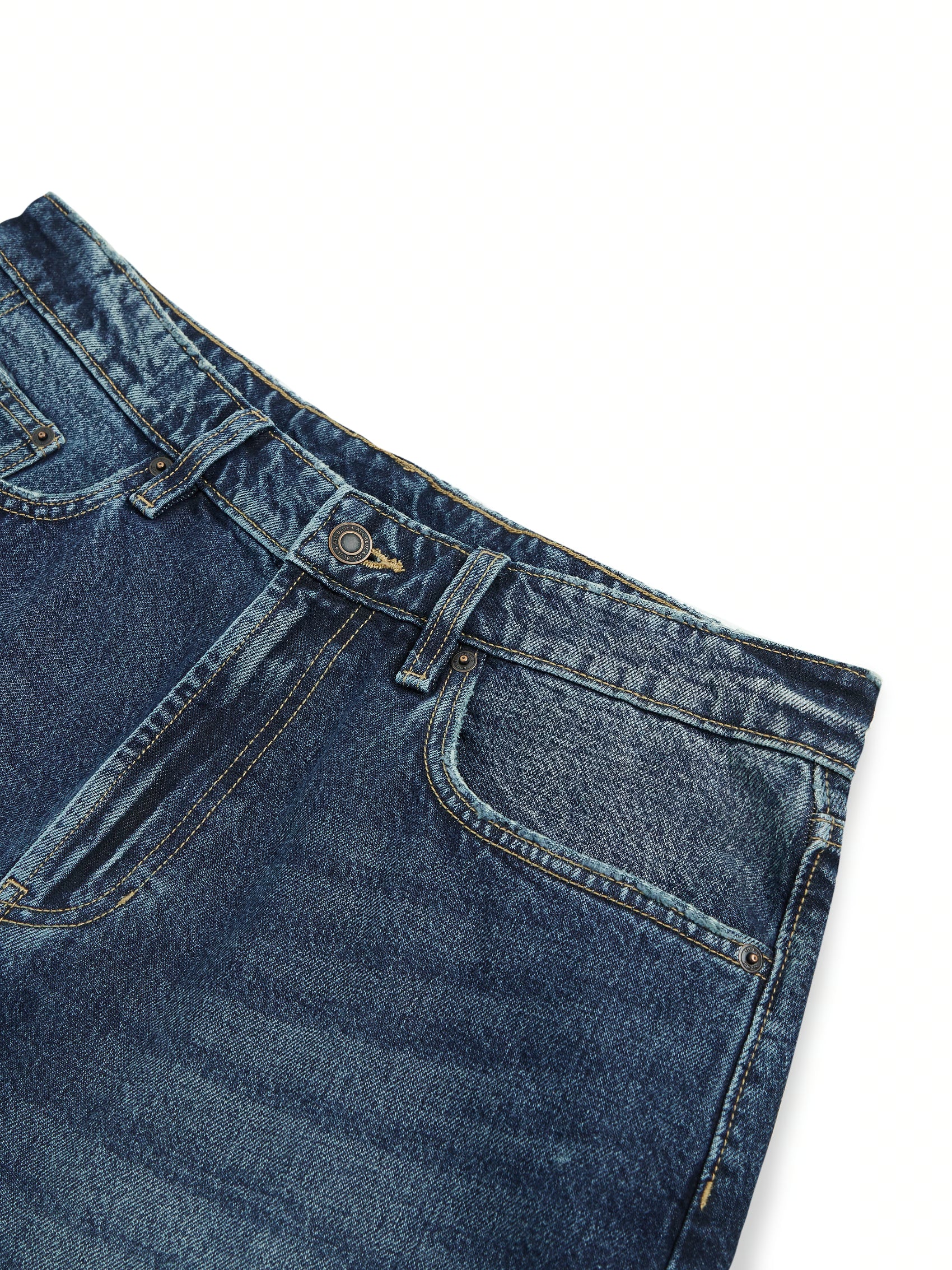 AIIZ Men's Denim Bermuda Shorts