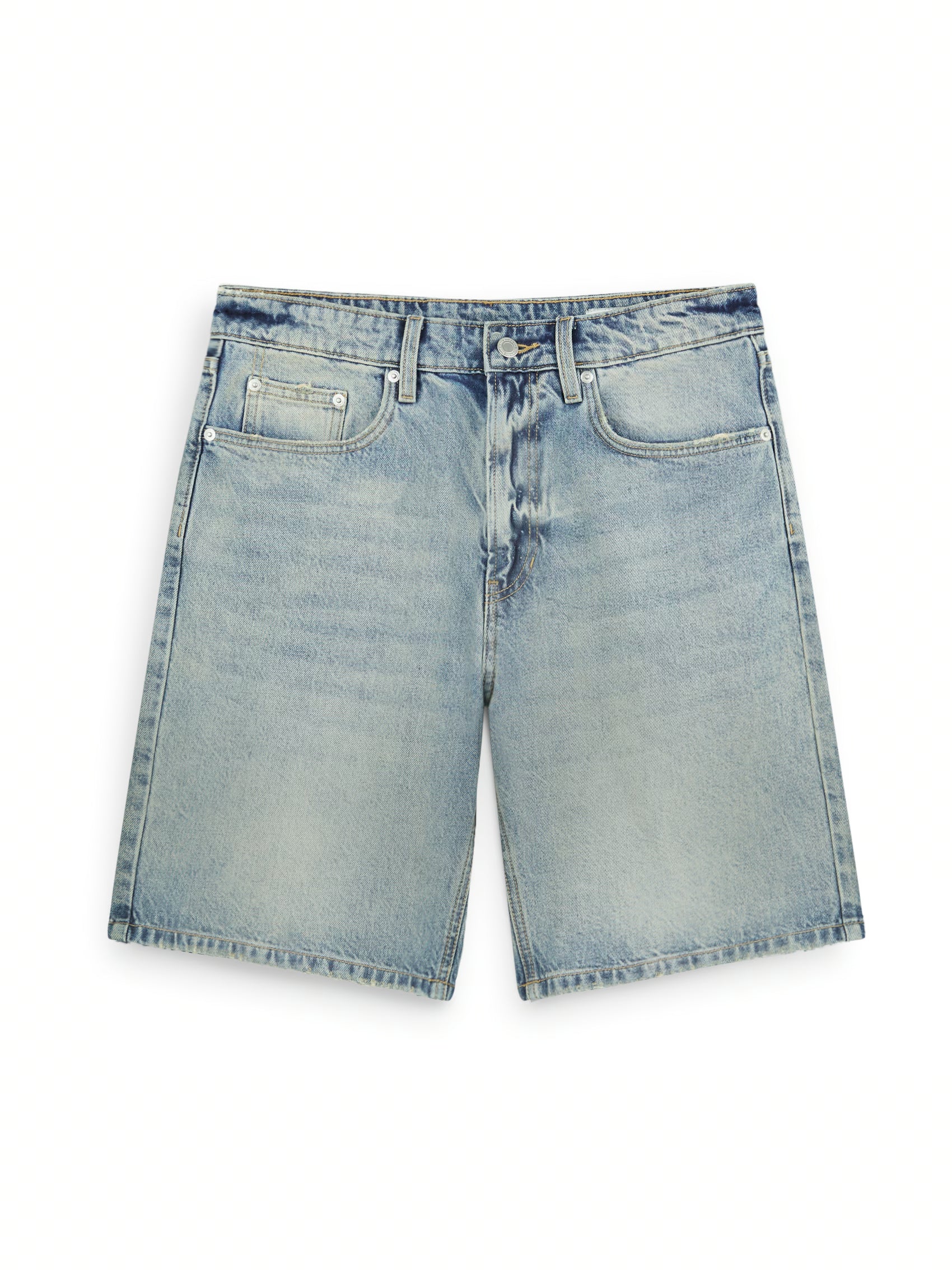 AIIZ Men's Denim Bermuda Shorts