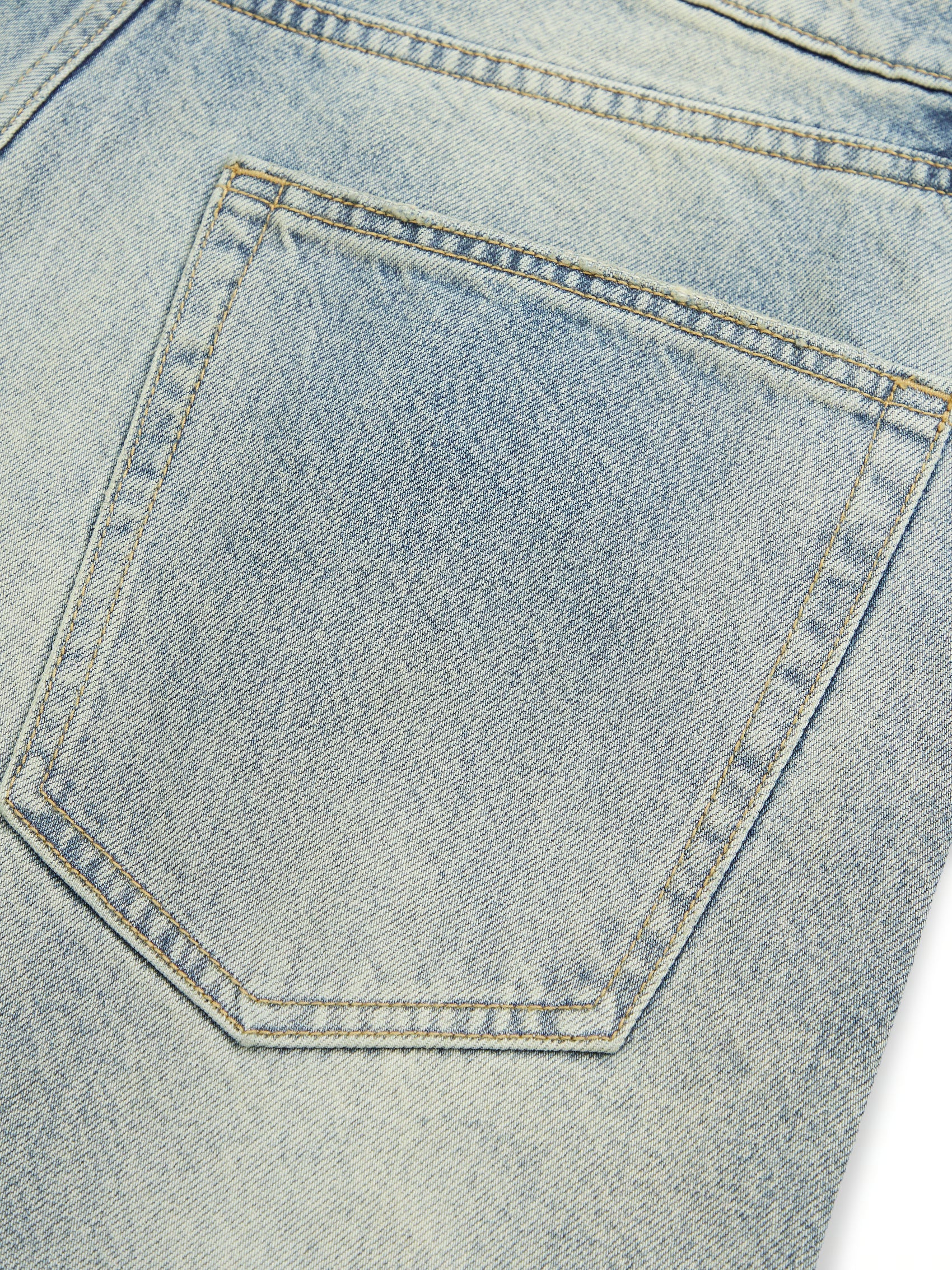 AIIZ Men's Denim Bermuda Shorts